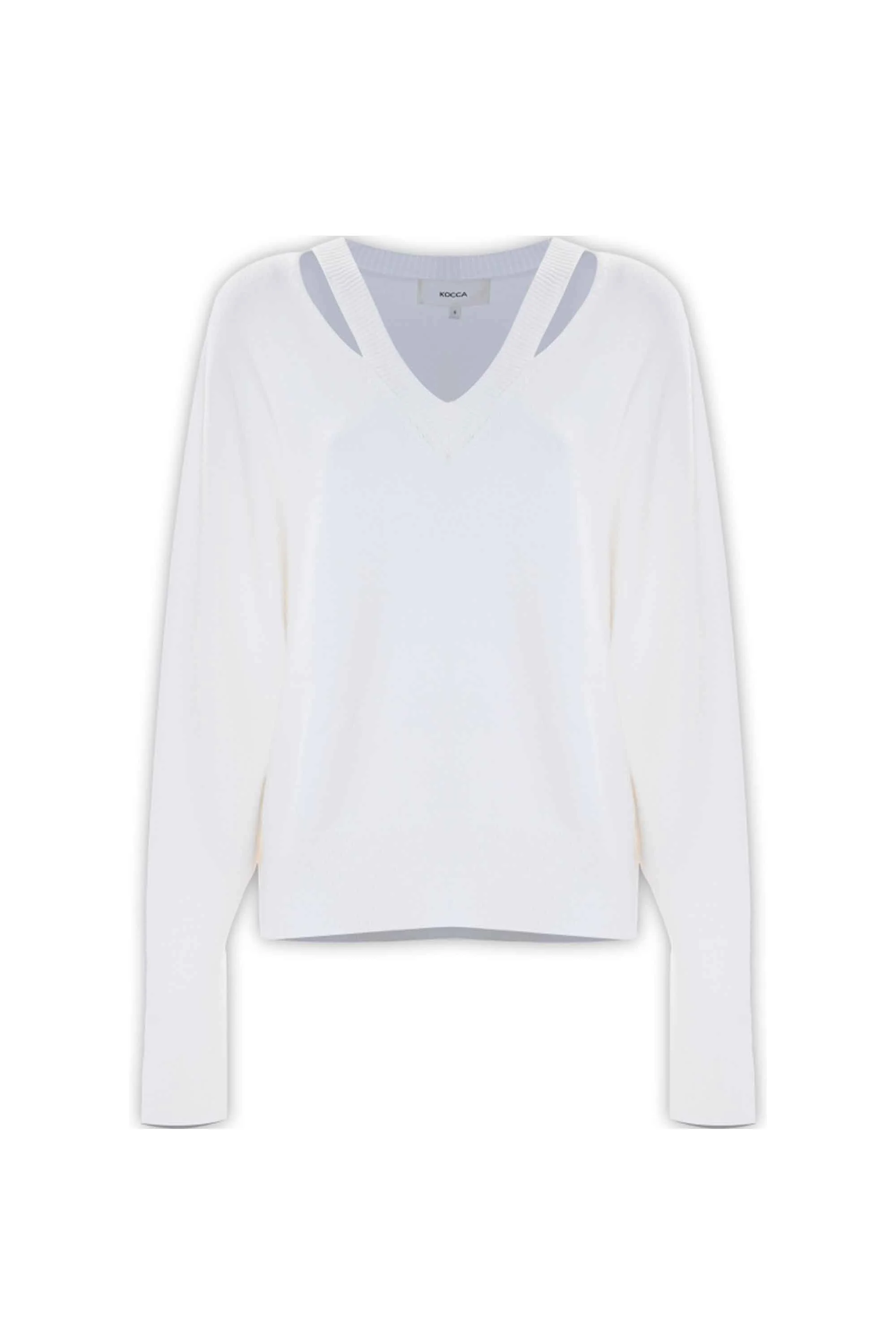 Maglia cut out scollo a V - Maglia M/L Barlaam - Image 4