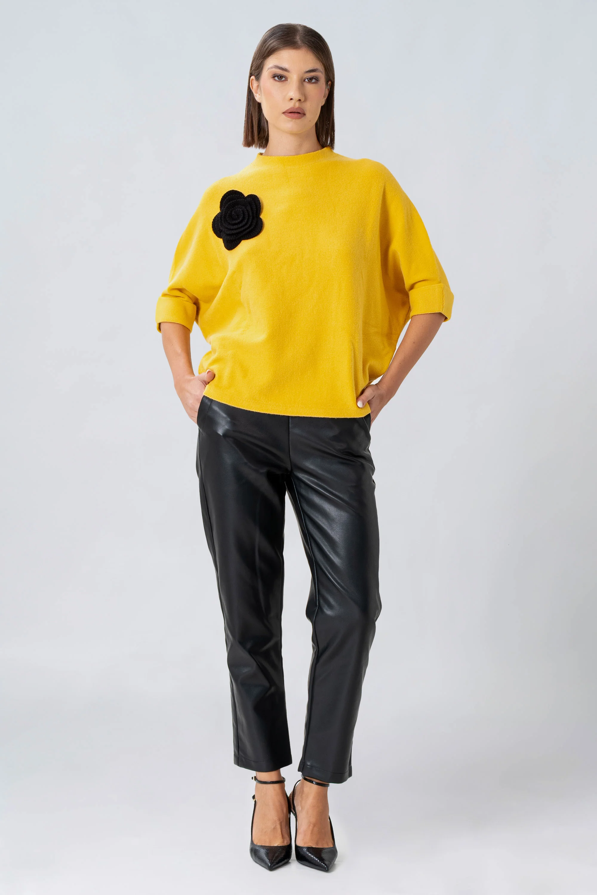 Maglia con decorazione floreale - MAGLIA M/L HALPINAX - Image 2