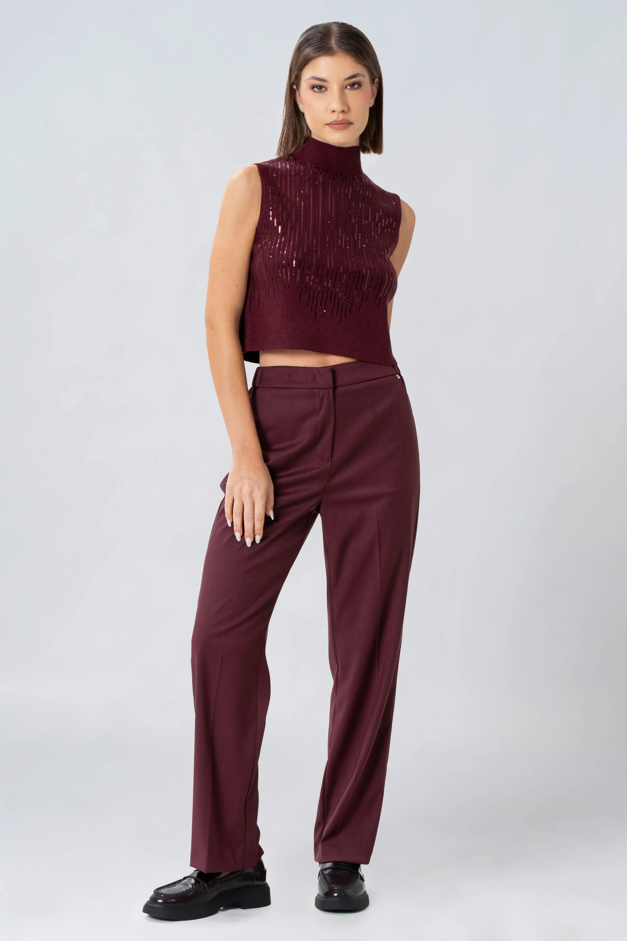 Maglia con dettagli in paillettes - MAGLIA S/M JANAX - Image 2