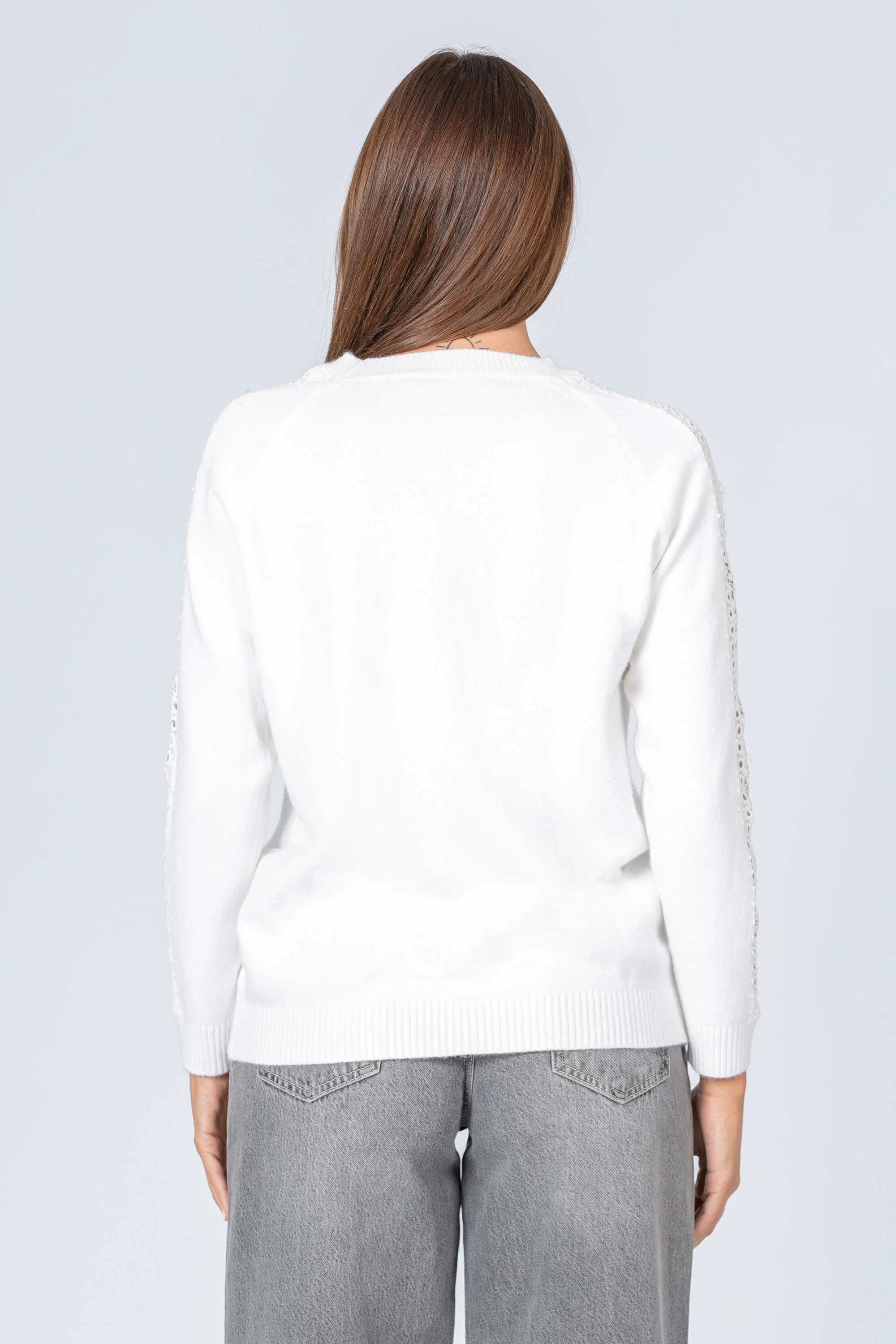 Maglia con dettagli traforati - MAGLIA M/L EUFRASIAX - Image 4