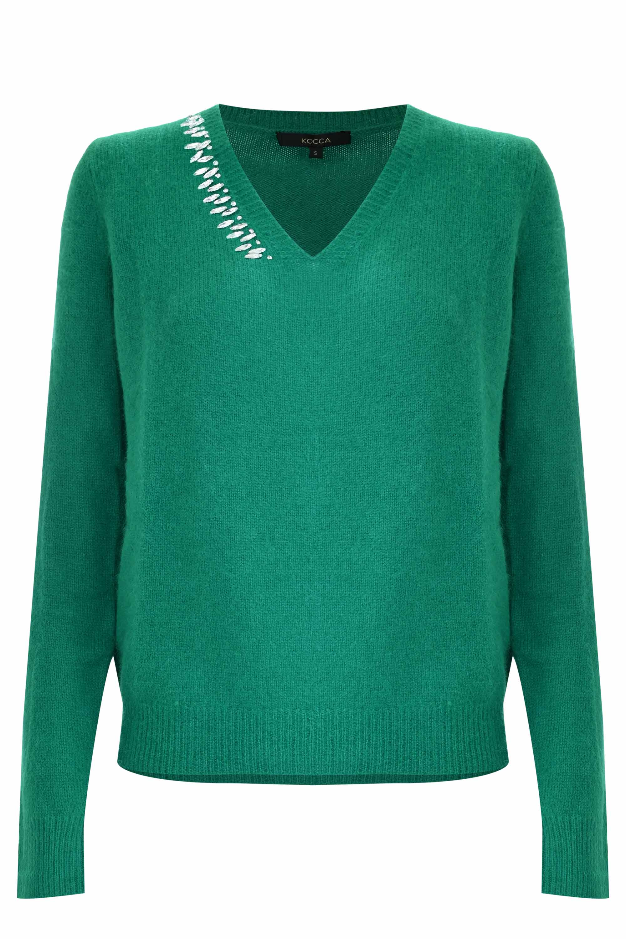 Maglia con dettaglio in pietre - Maglia M/L Con Applicazione Blakys - Image 6