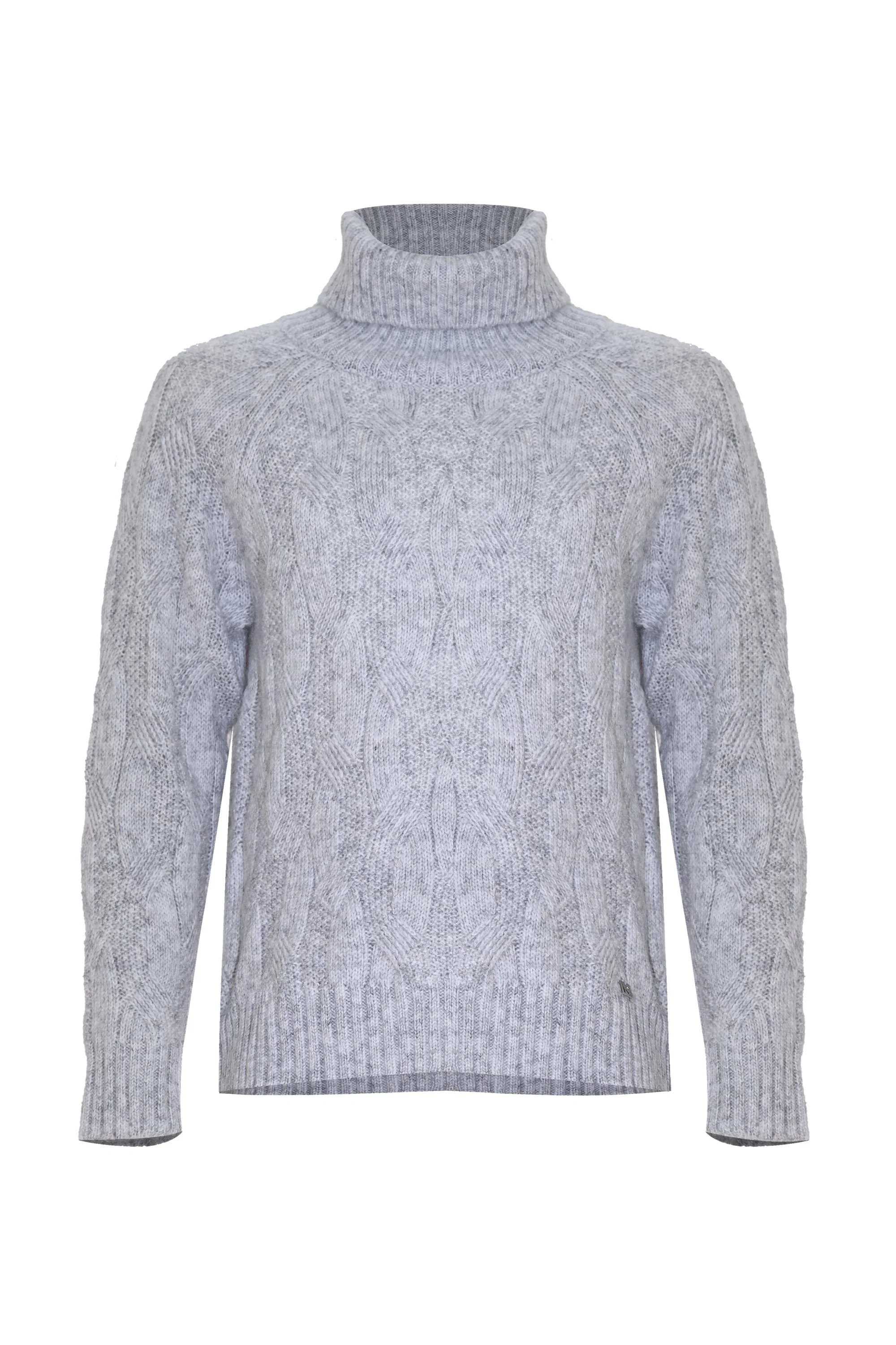 Maglia dolcevita a trecce - MAGLIA M/L BERNICE