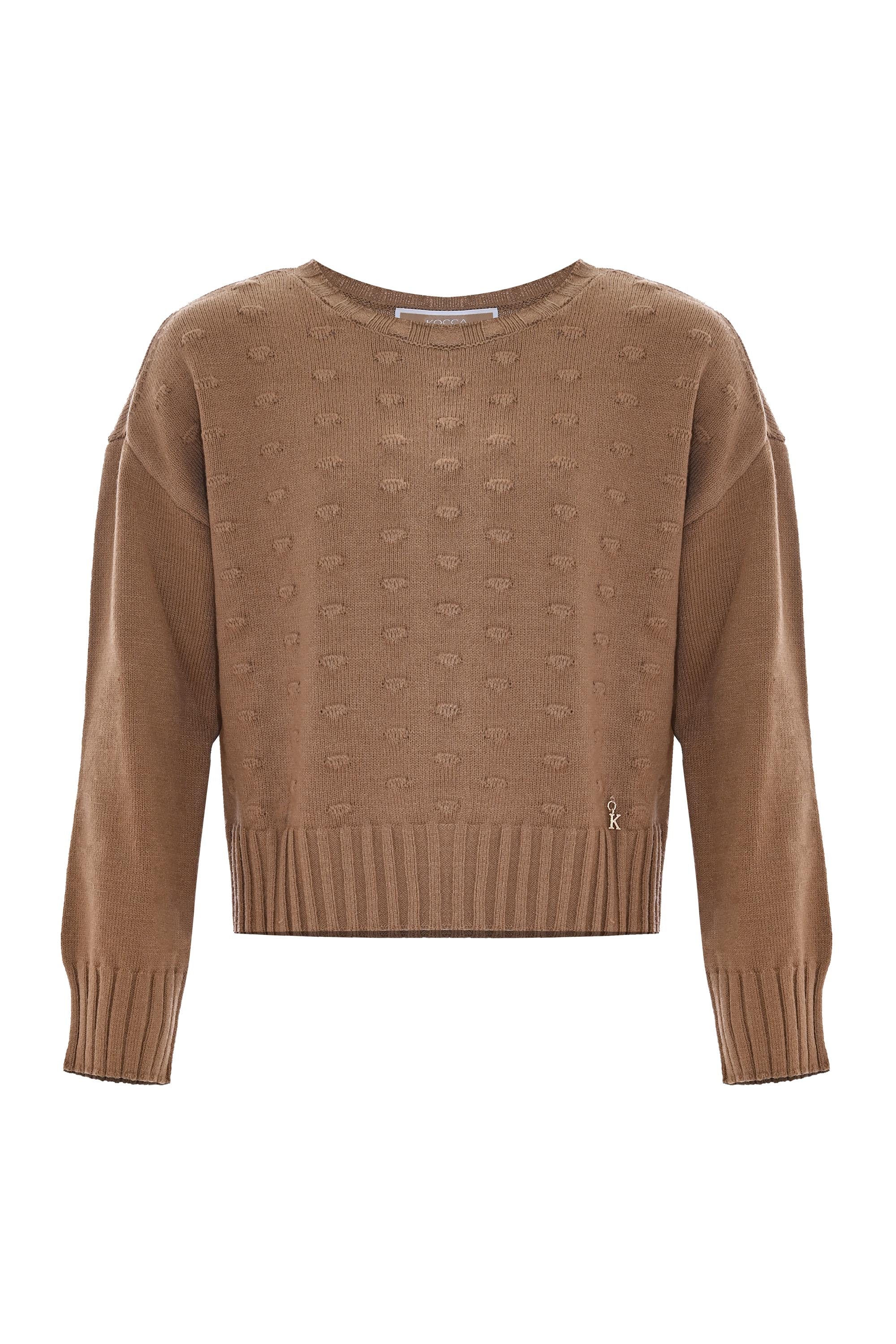 Maglia girocollo con dettagli distressed - MAGLIA M/L ZARED