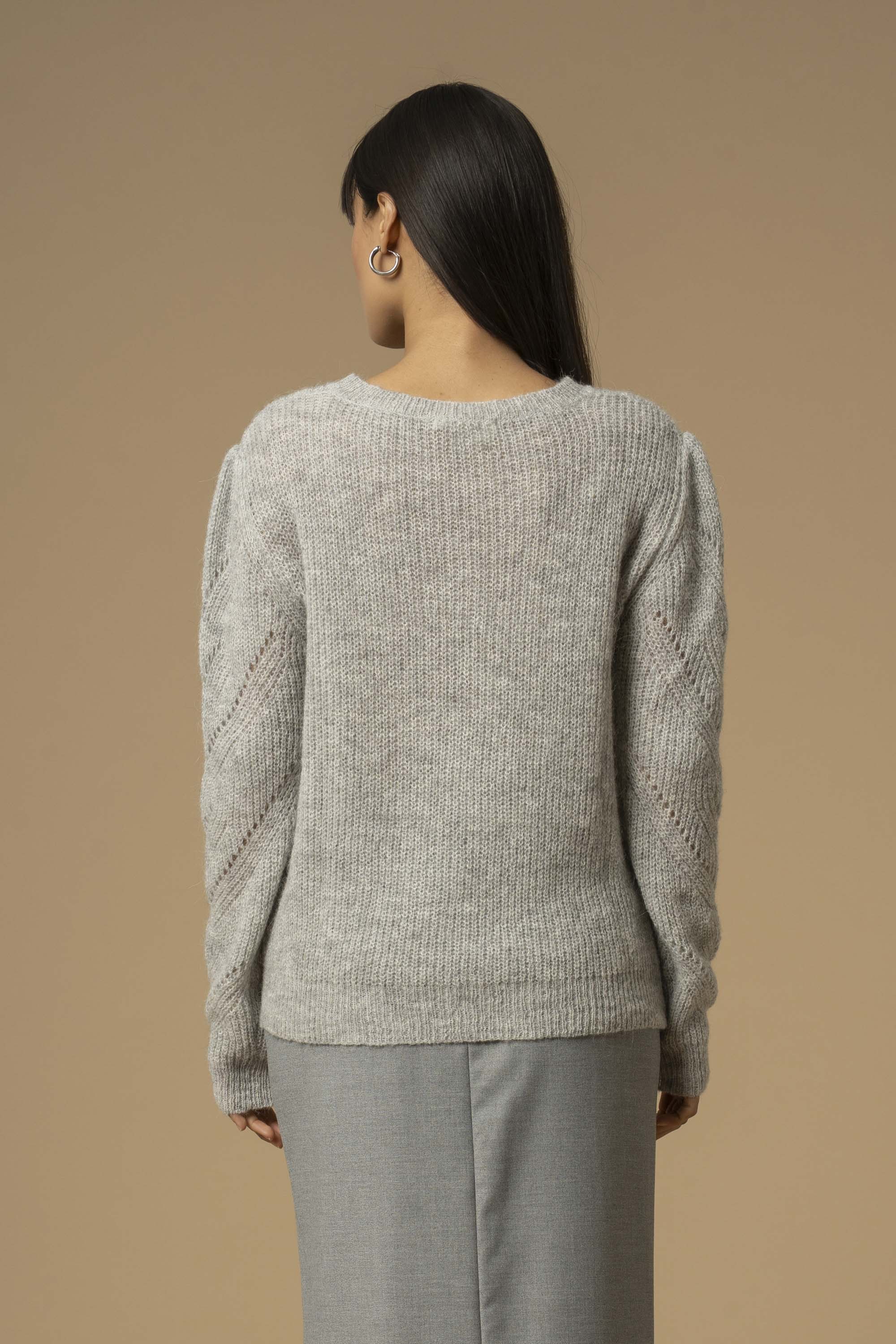 Maglia girocollo lavorata - Maglia M/L Auriga - Image 3