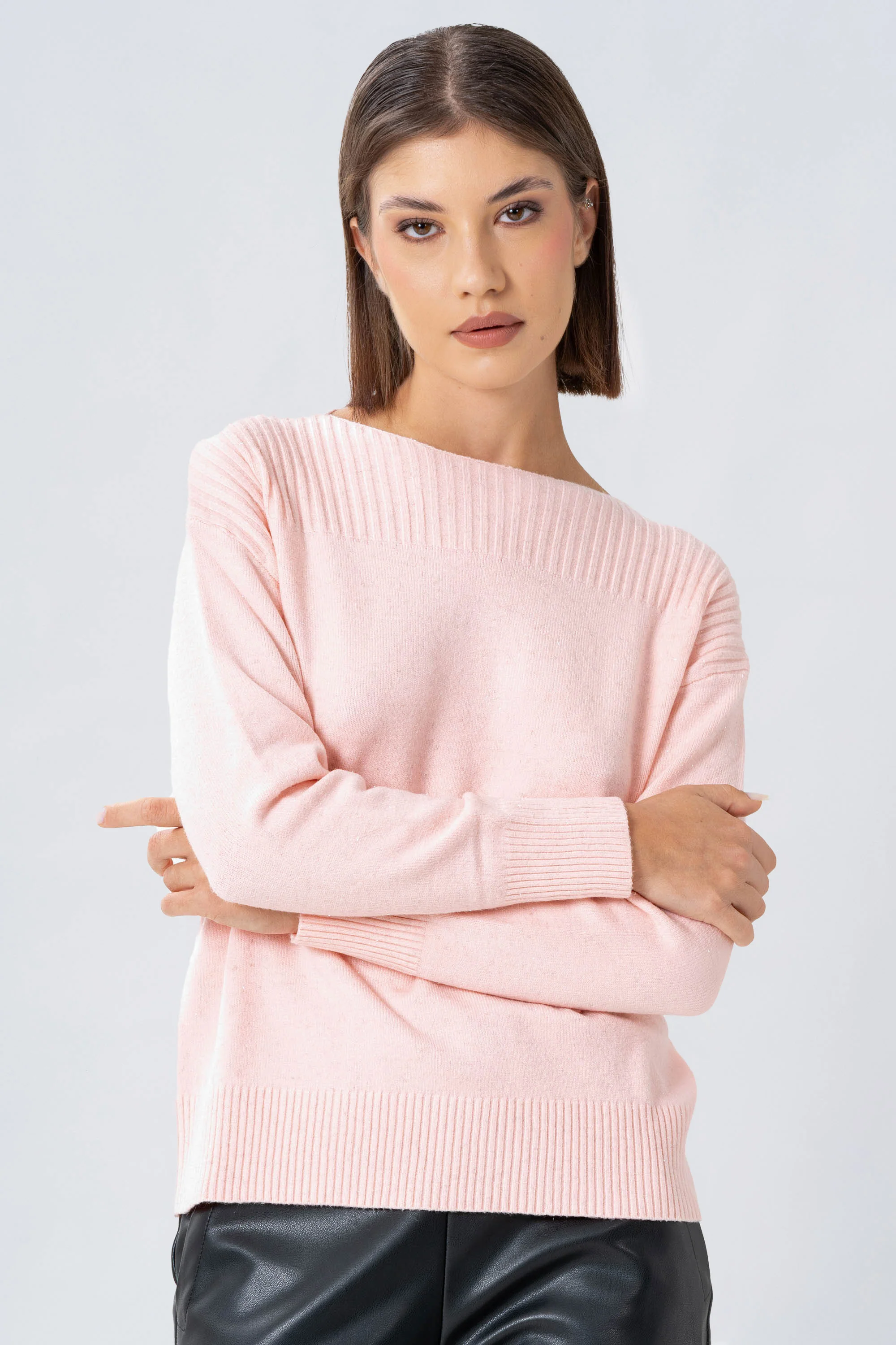 Maglia a girocollo con lavorazione a costine - MAGLIA M/L ETERIEX - Image 3