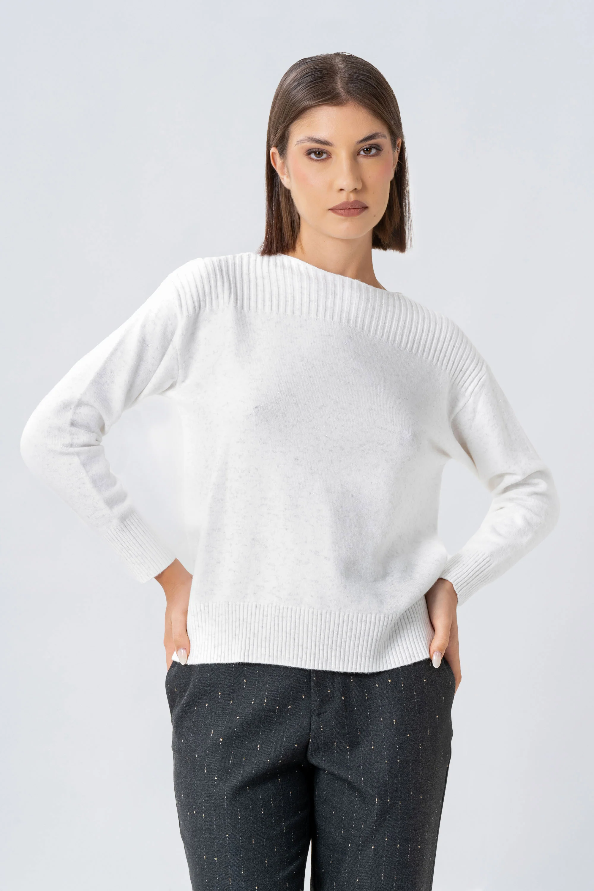 Maglia a girocollo con lavorazione a costine - MAGLIA M/L ETERIEX - Image 5