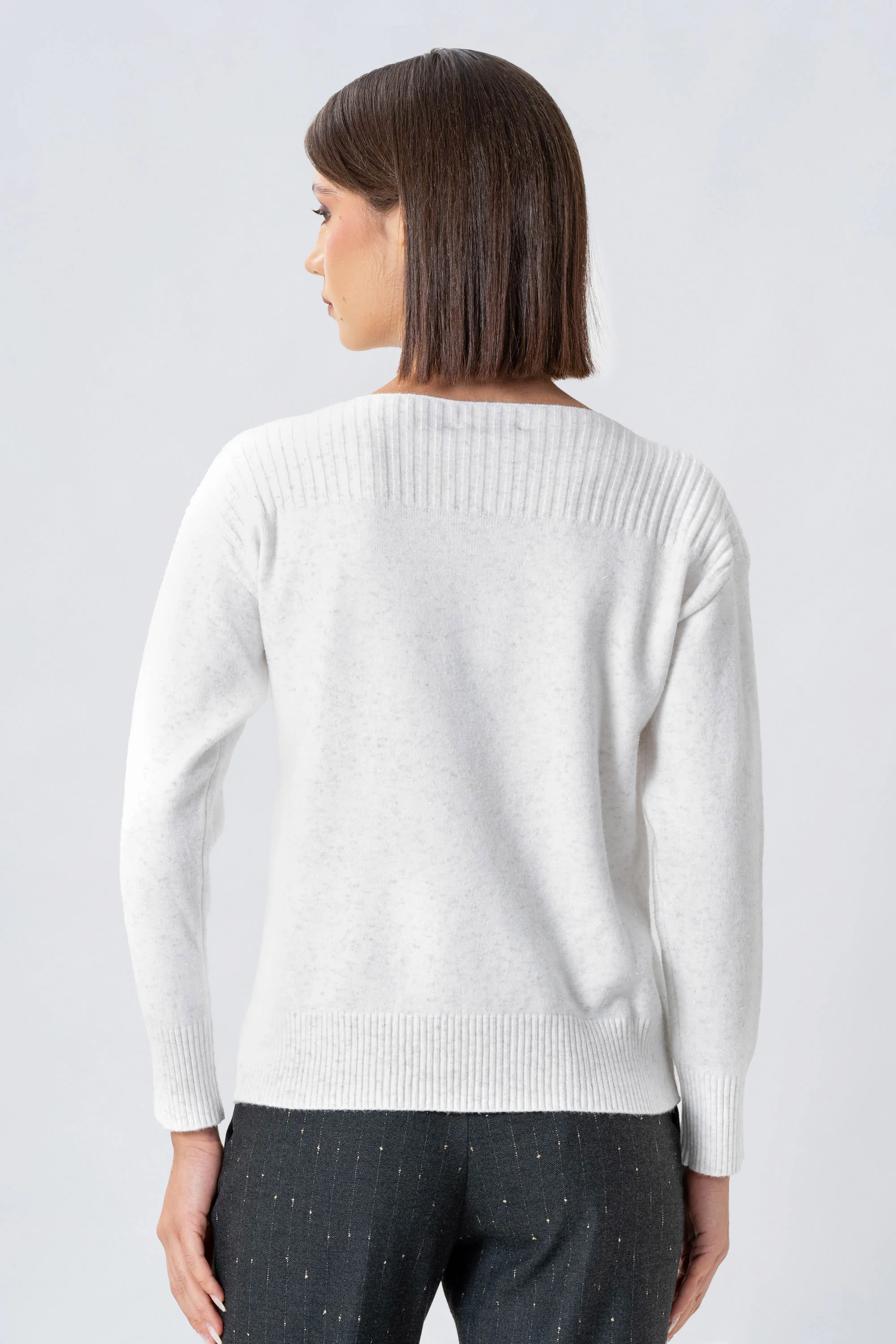 Maglia a girocollo con lavorazione a costine - MAGLIA M/L ETERIEX - Image 8