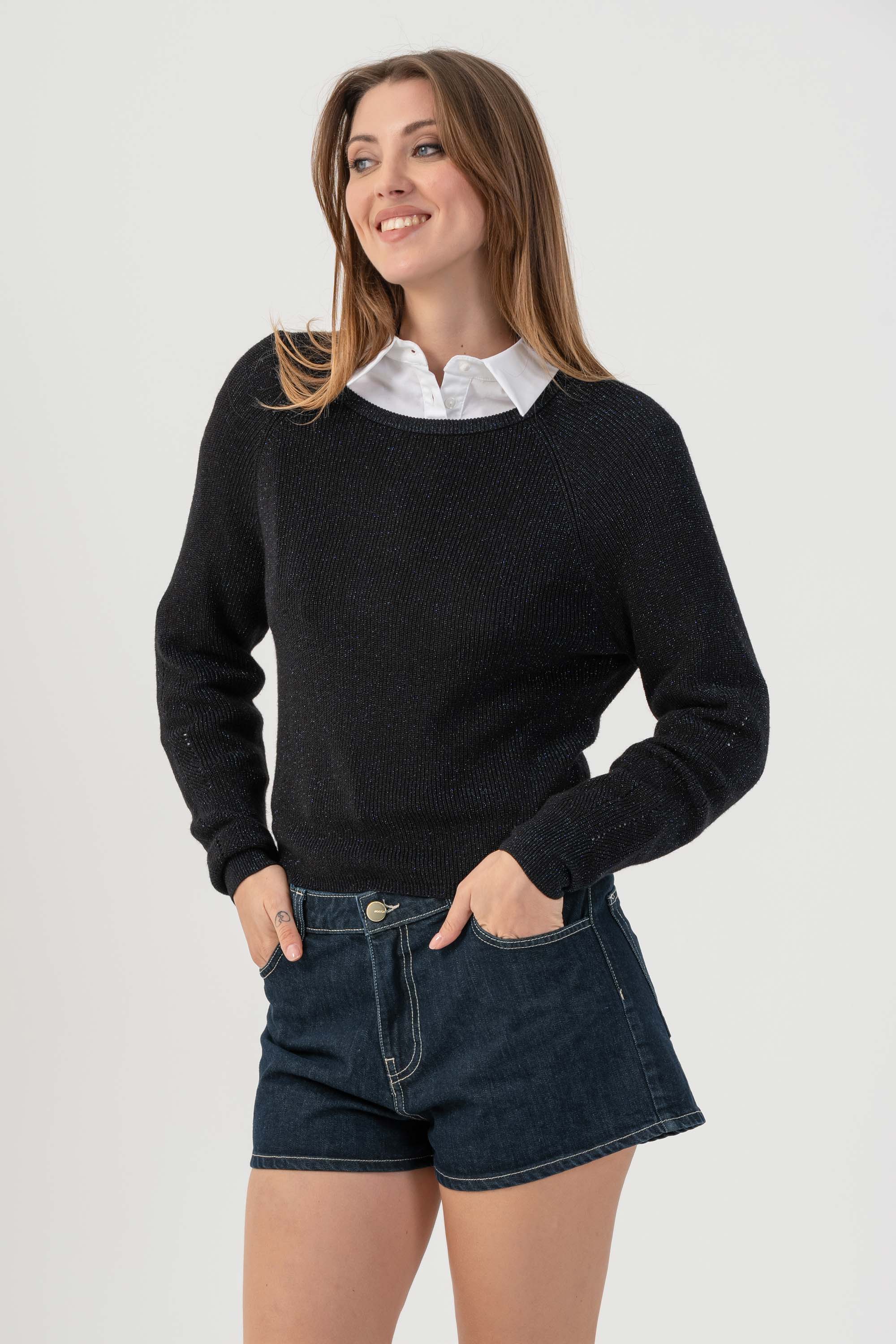 Maglia girocollo in lurex - MAGLIA M/L ARCHIBALDOX - Image 5