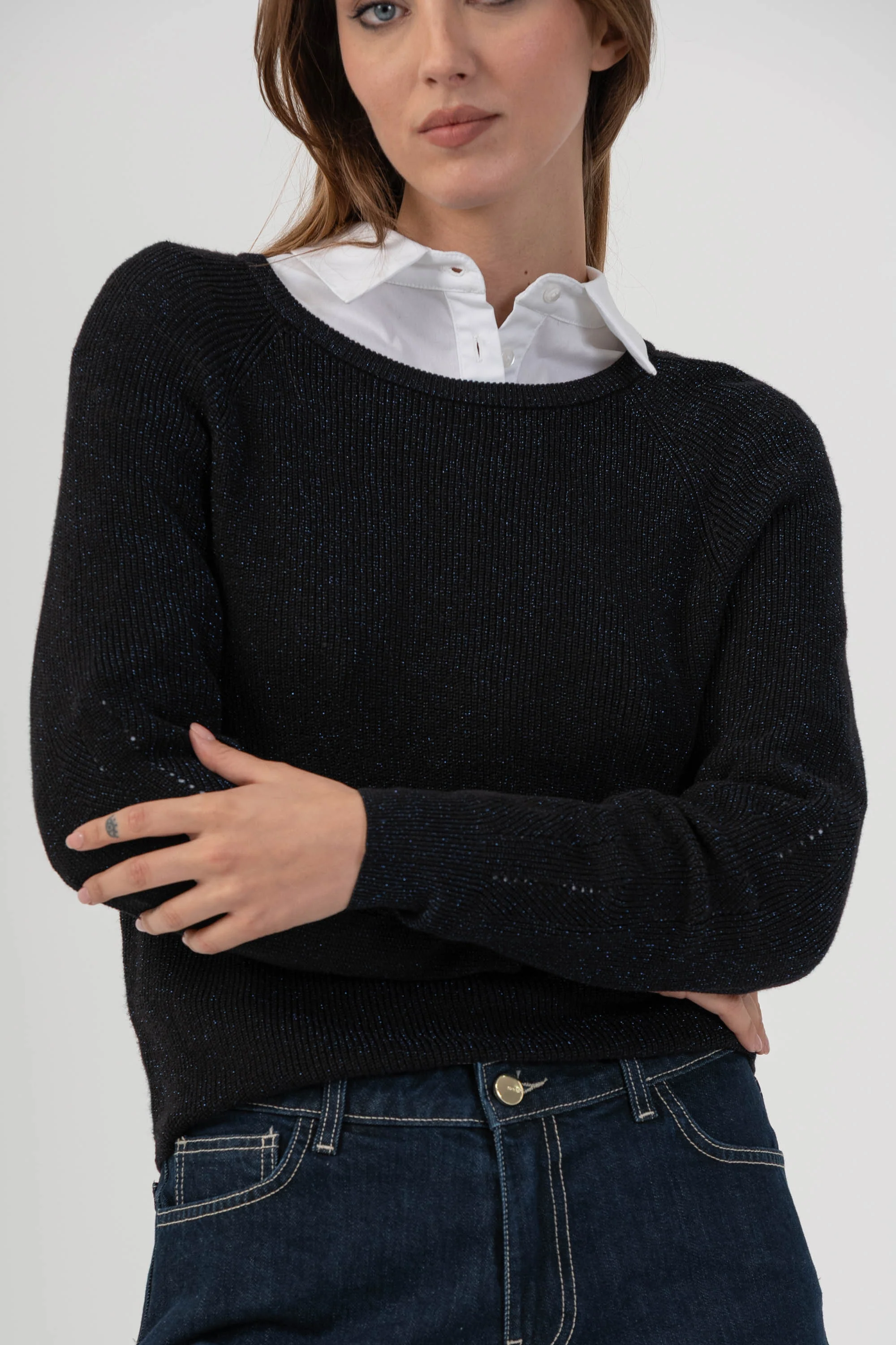 Maglia girocollo in lurex - MAGLIA M/L ARCHIBALDOX - Image 7
