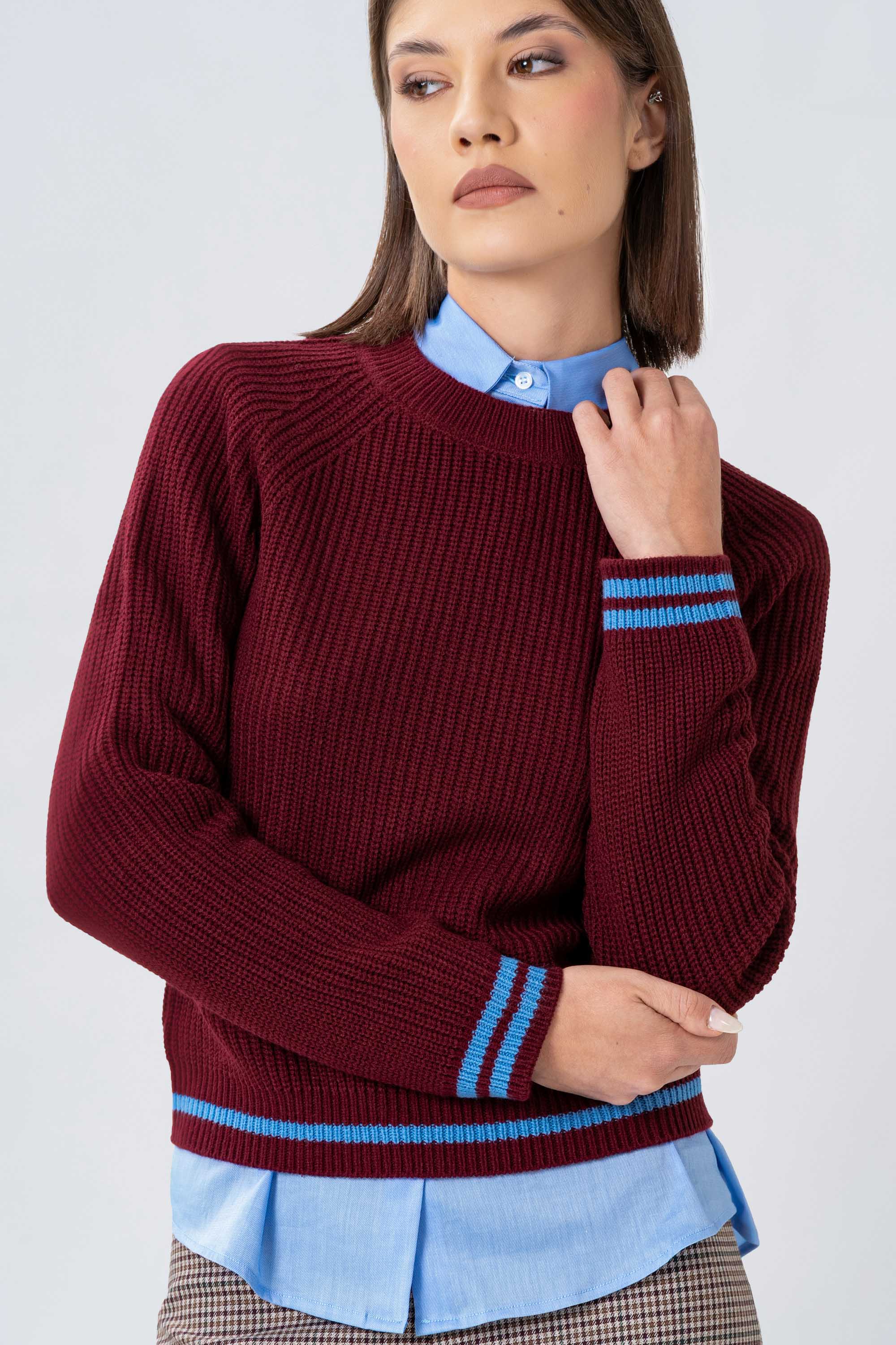 Maglia girocollo con profili a contrasto - Maglia M/L RAIDEX - Image 7