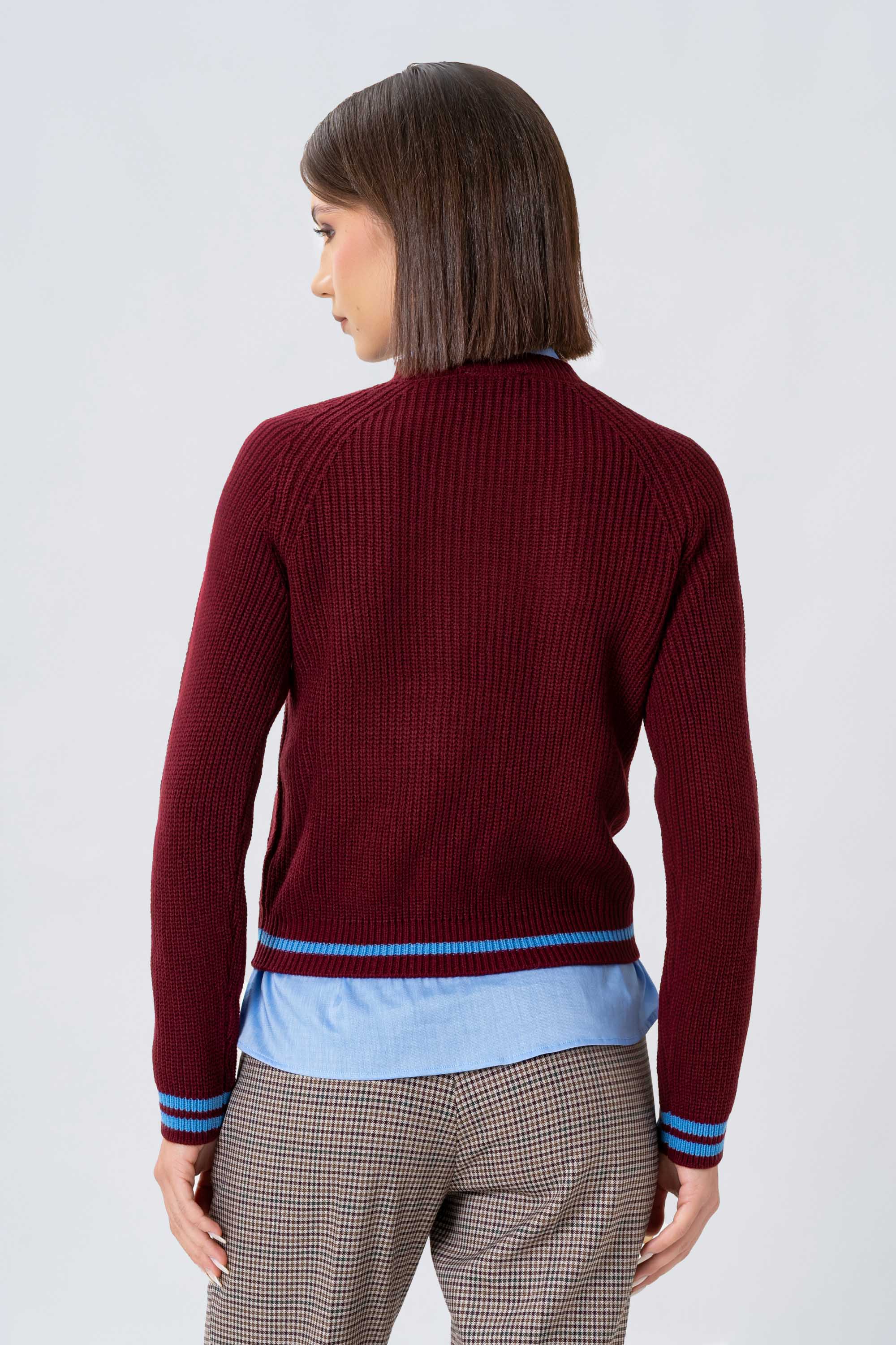 Maglia girocollo con profili a contrasto - Maglia M/L RAIDEX - Image 8