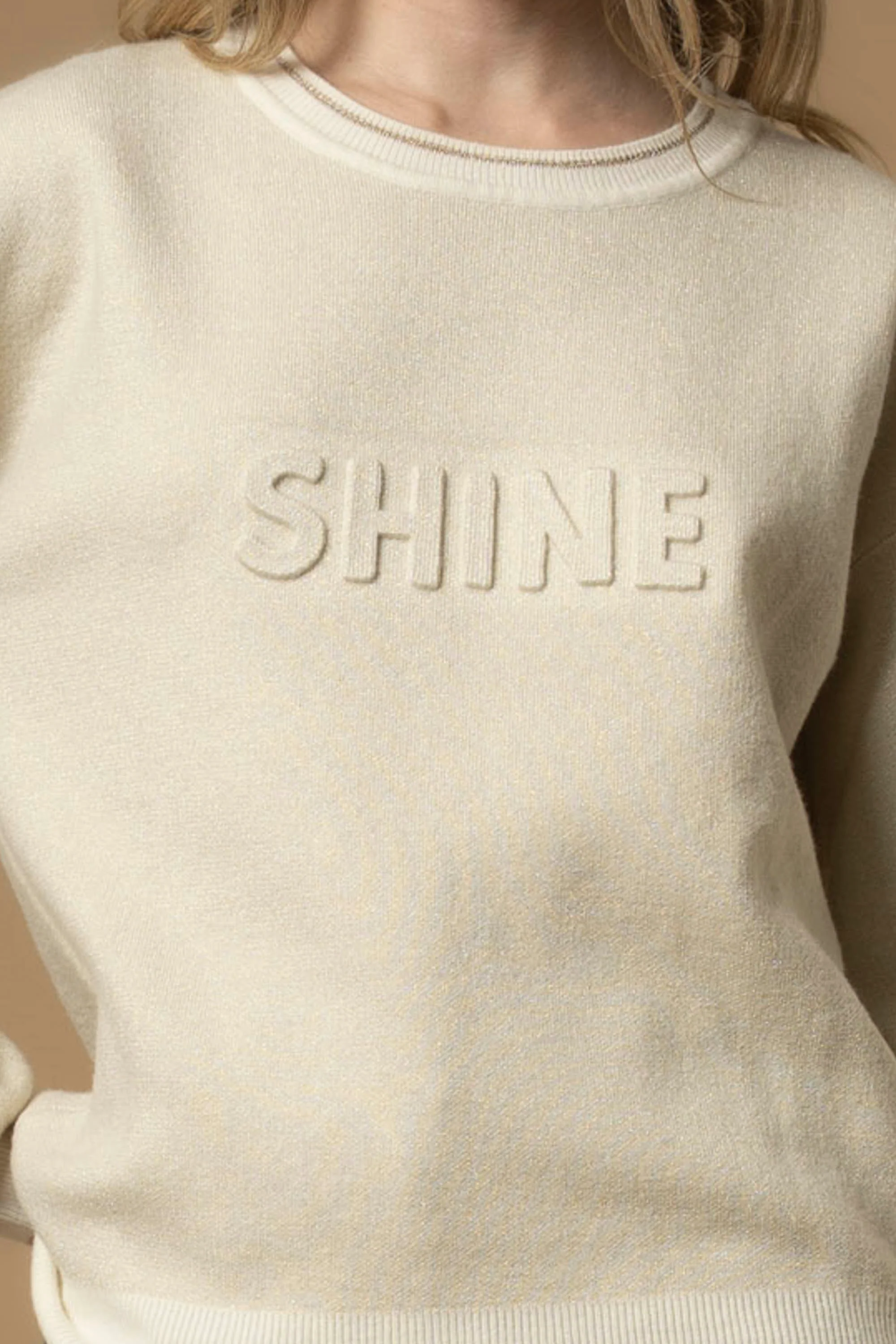 Maglia girocollo con stampa lettering - Maglia M/L Ennona - Image 3