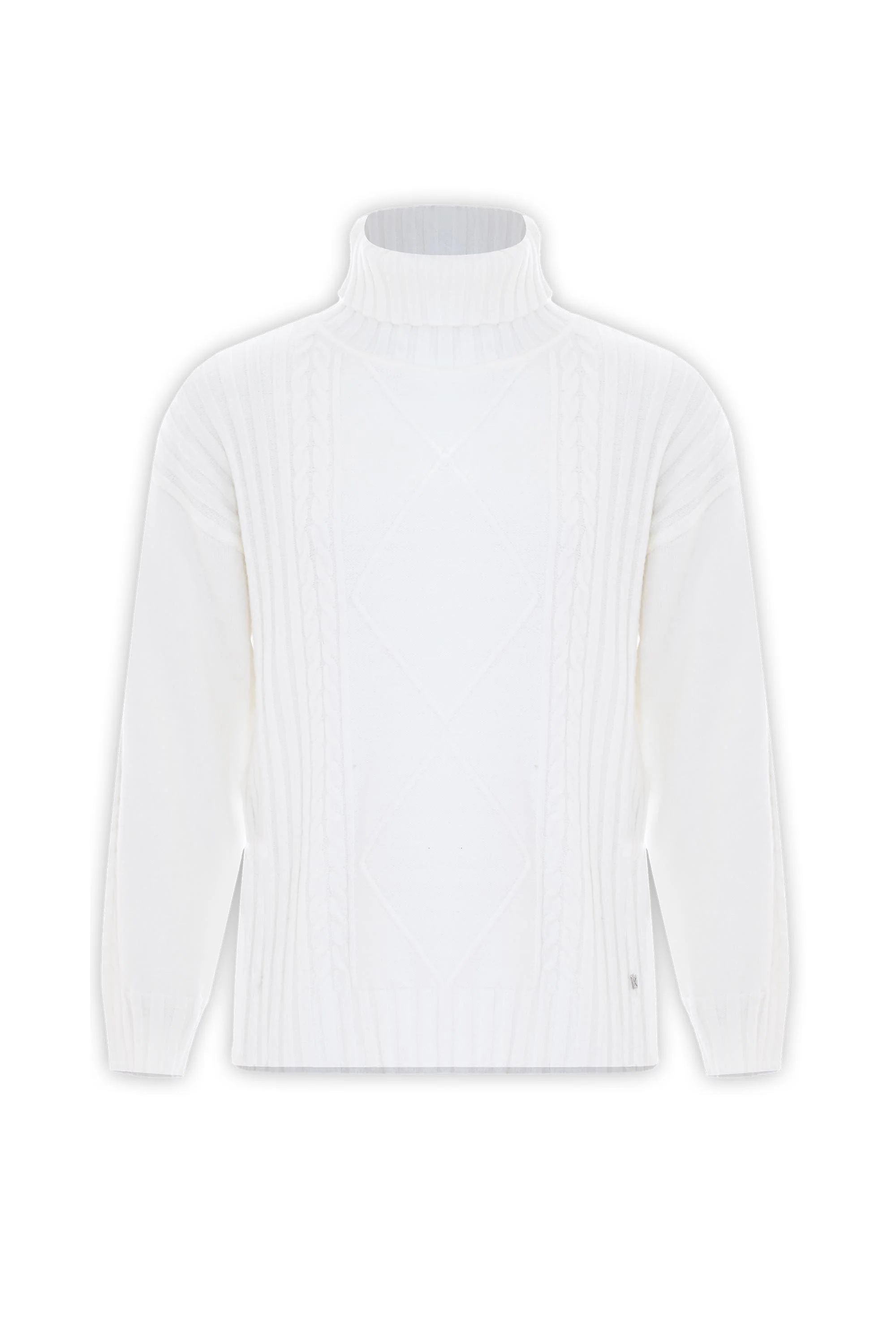 Maglia lavorata a collo alto - MAGLIA M/L WEDINA