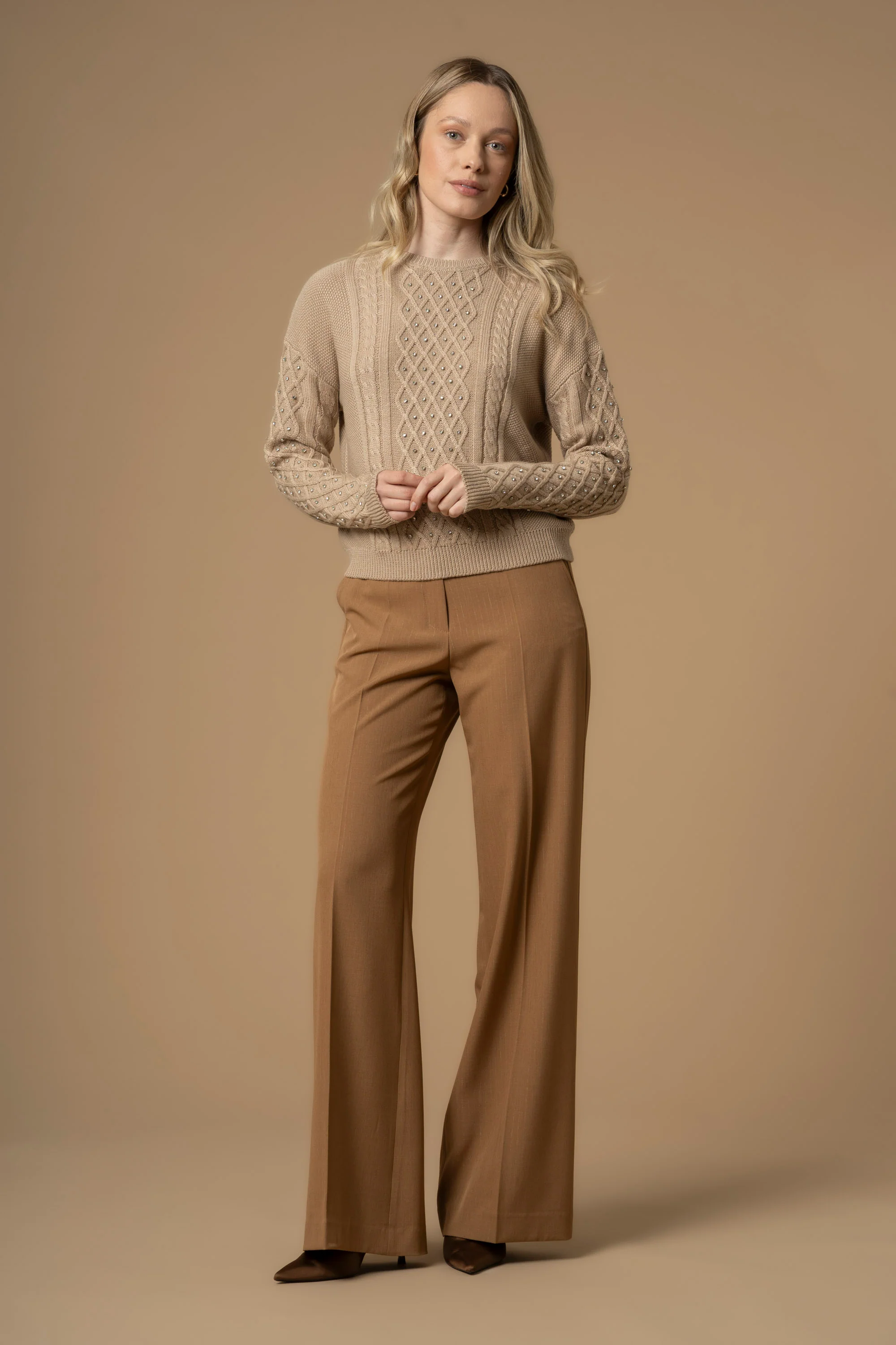 Maglia lavorata con punti luce - Maglia M/L Emiliana - Image 7