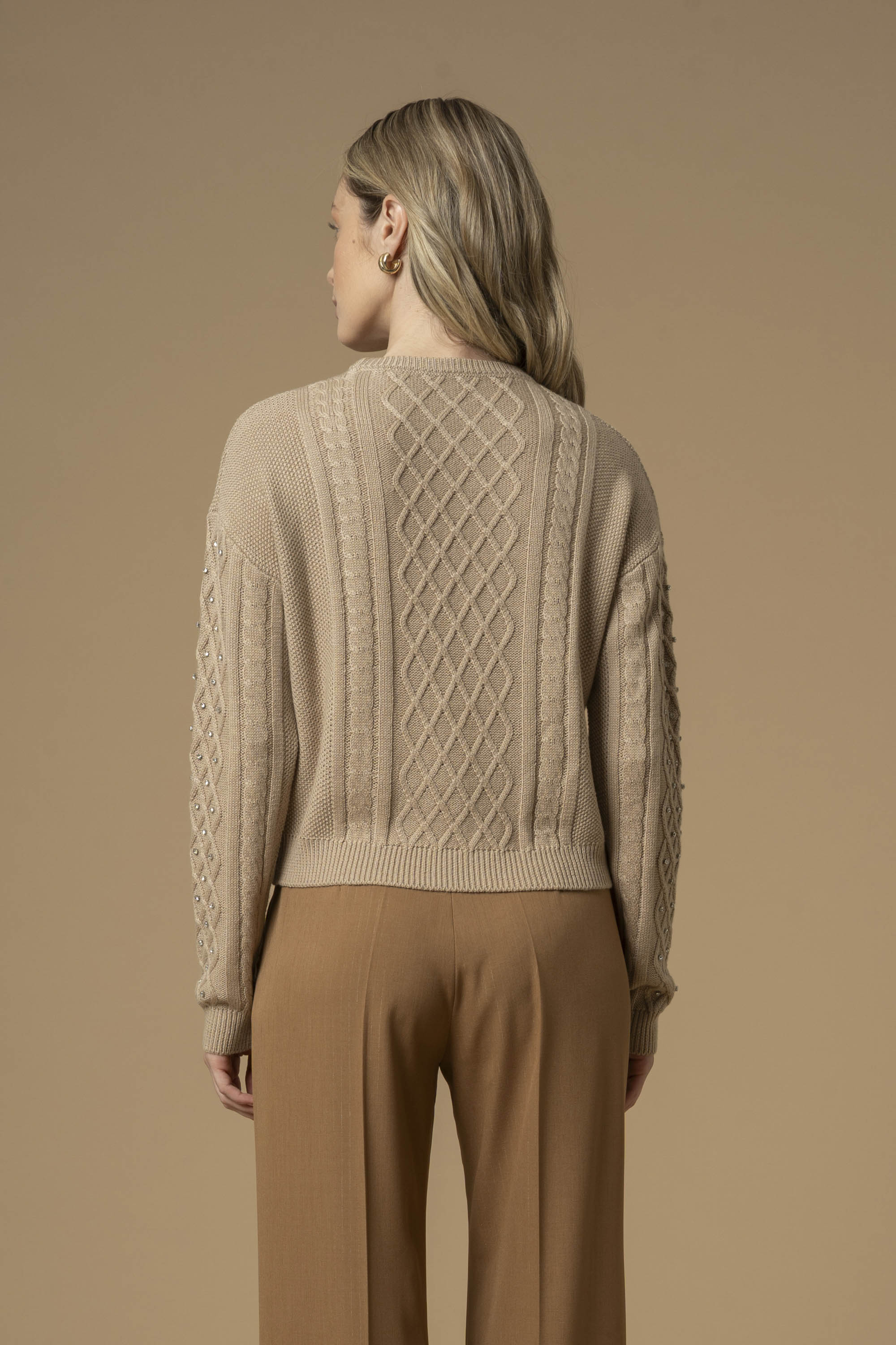 Maglia lavorata con punti luce - Maglia M/L Emiliana - Image 9