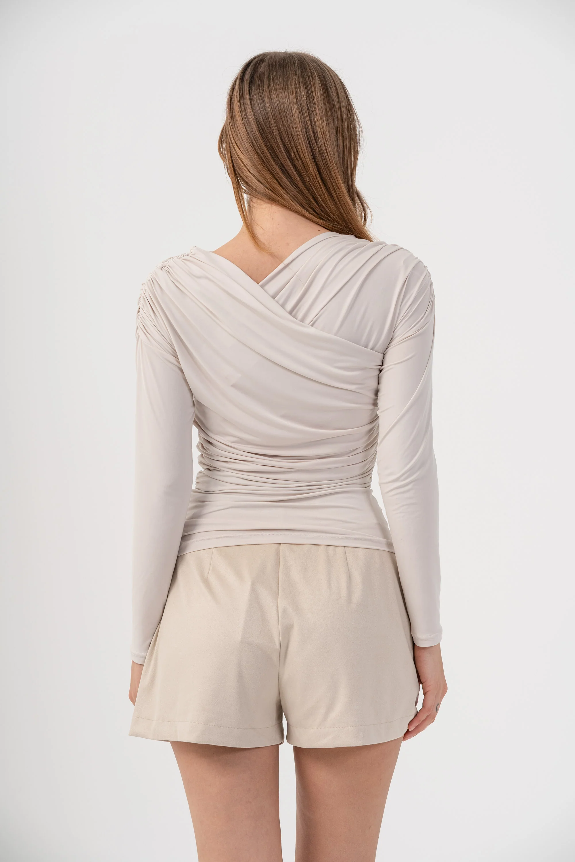Maglia a maniche lunghe con drappeggi - T-SHIRT M/L ARRYCCIAX - Image 8