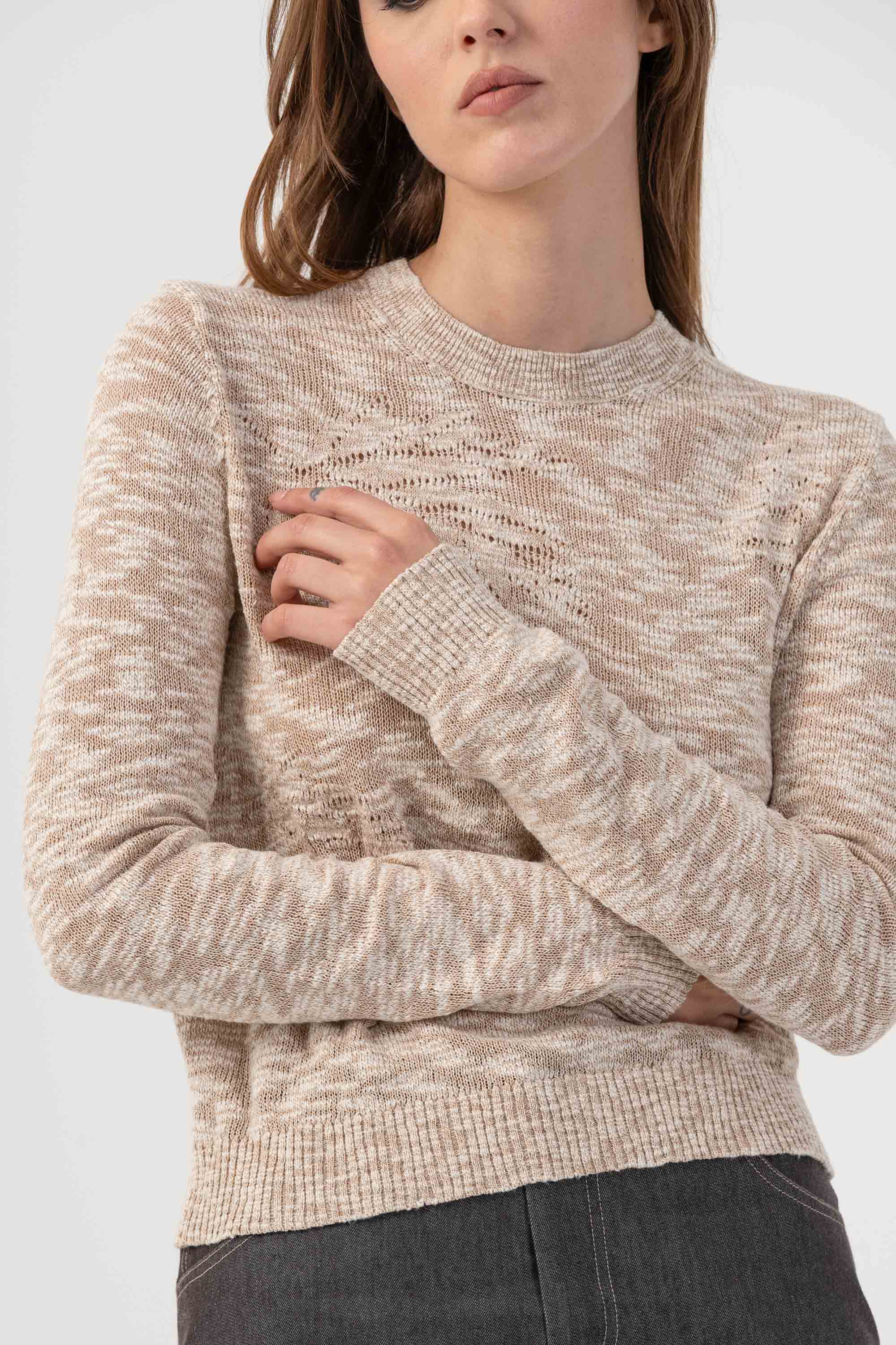 Maglia a maniche lunghe stile minimal - MAGLIA M/L FLORINDAX - Image 3