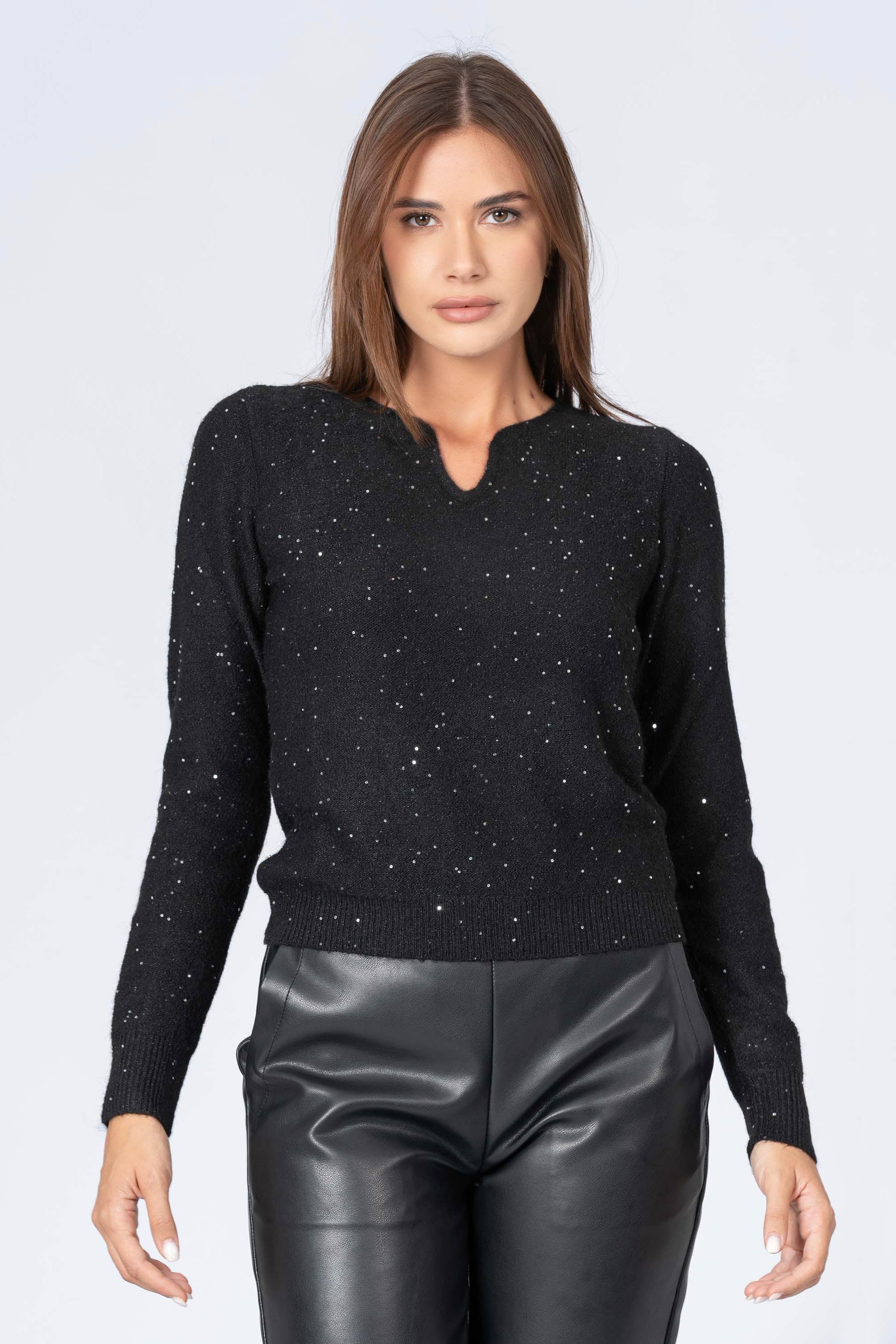 Maglia con micro strass - MAGLIA M/L ESTELLAX - Image 5
