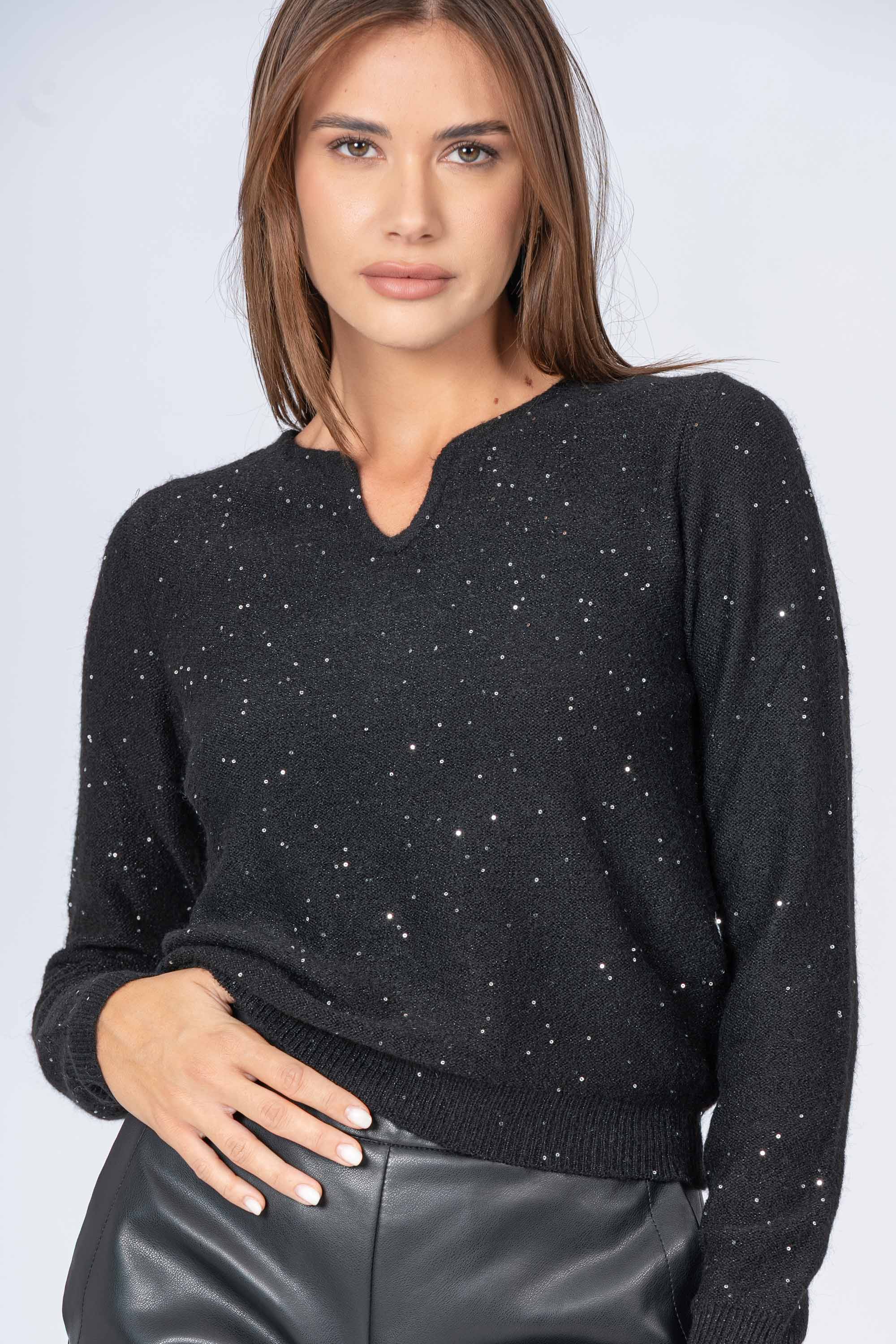 Maglia con micro strass - MAGLIA M/L ESTELLAX - Image 7