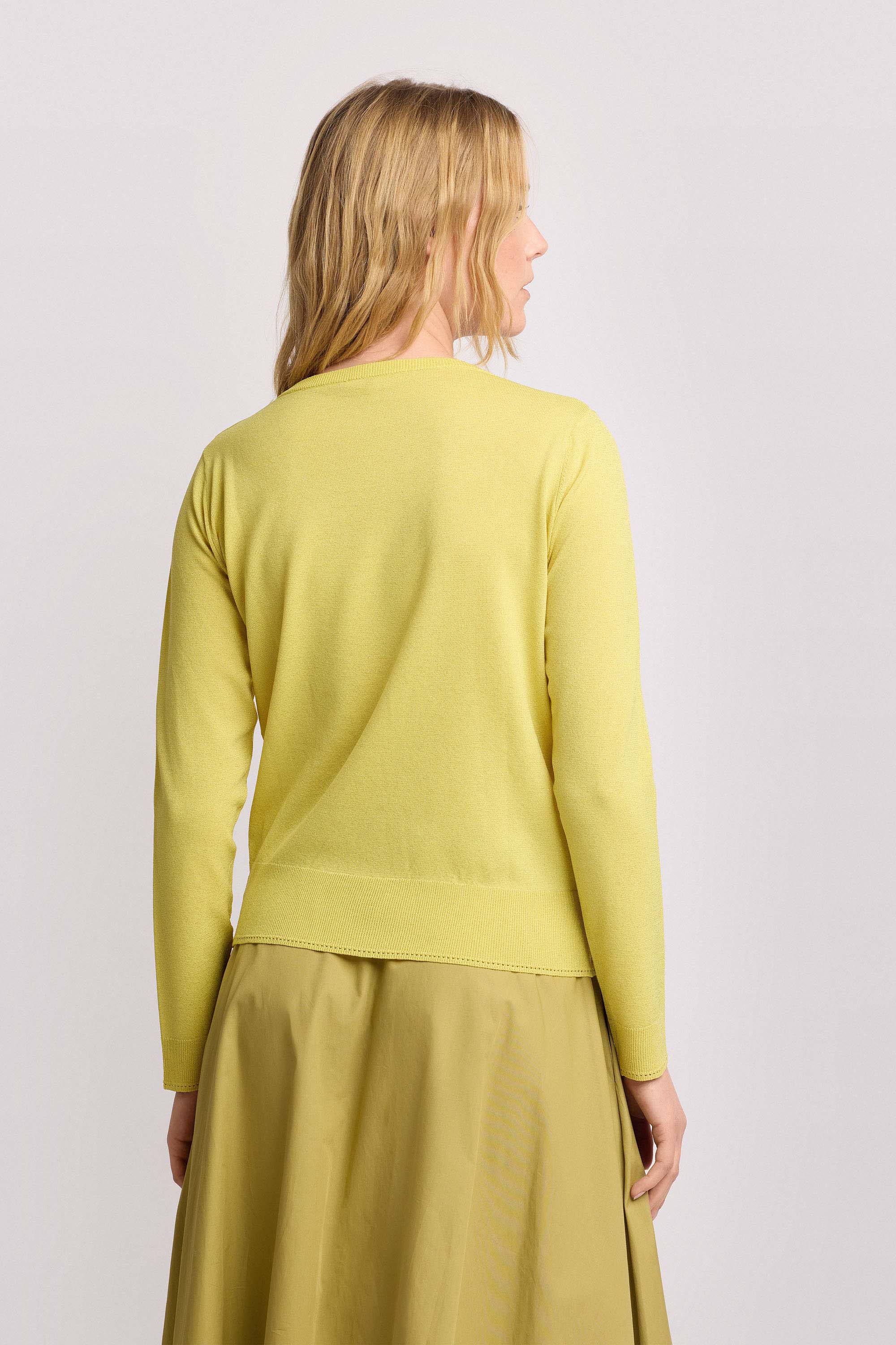 Maglia minimal con scollo a V - MAGLIA M/L NARCISTE - Image 3