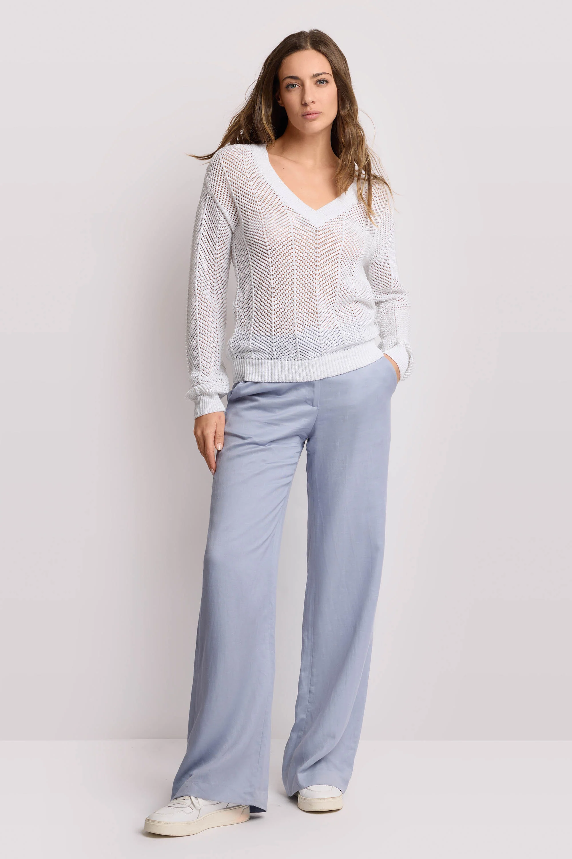 Maglia con motivi geometrici - MAGLIA M/L MARUTA - Image 2