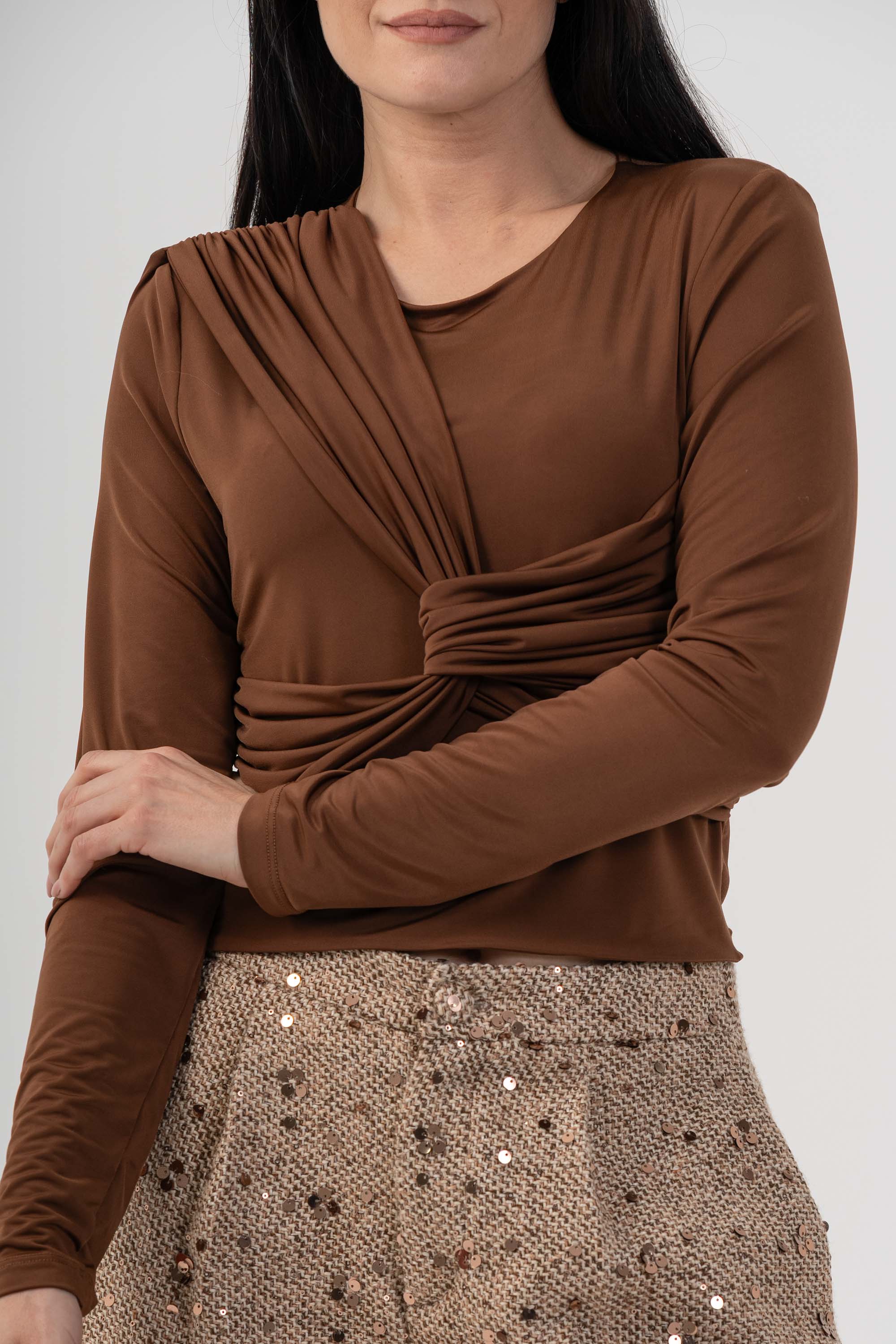 Maglia con nodo centrale - T-SHIRT M/L CROSSX - Image 3