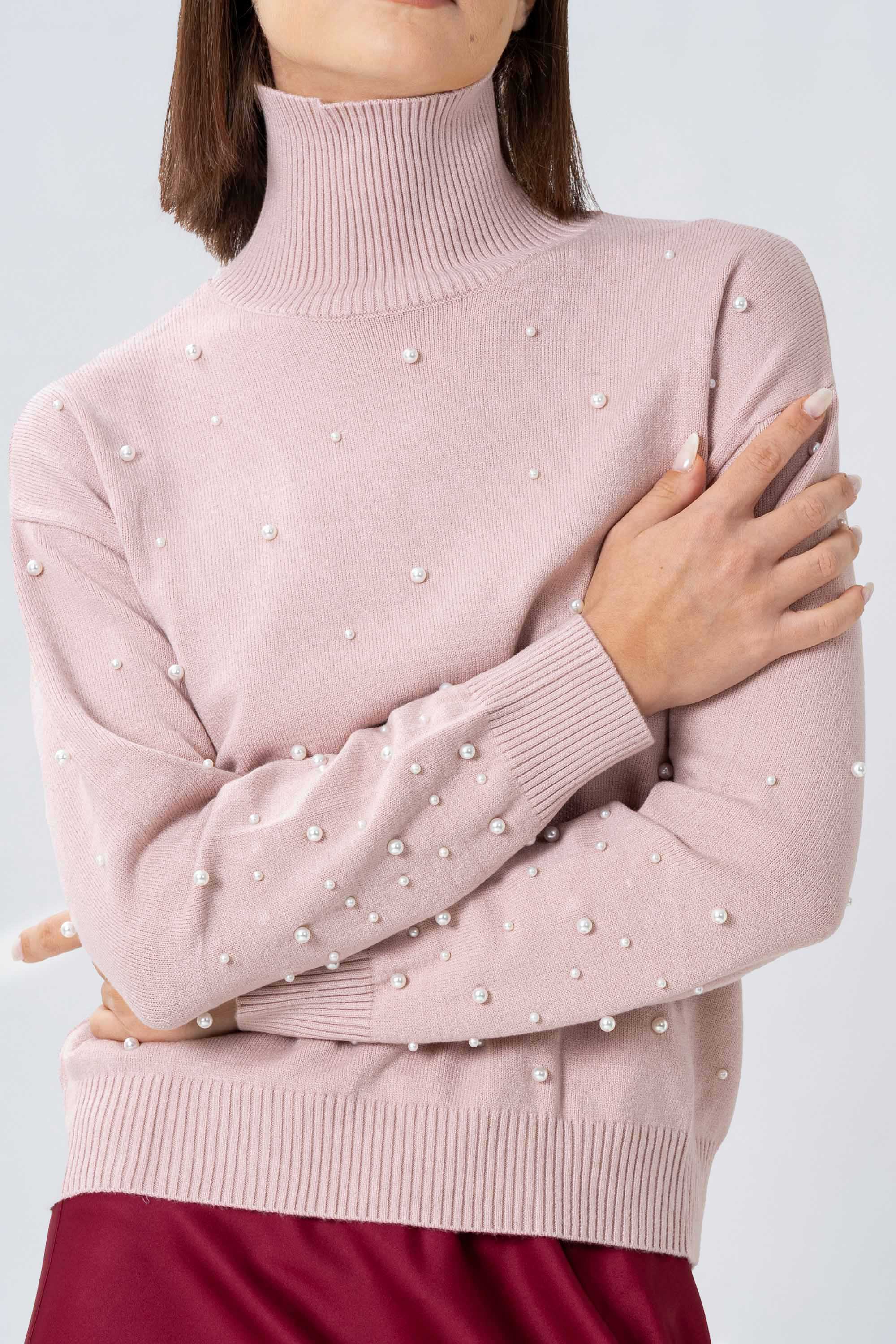 Maglia con perle applicate - MAGLIA M/L MABELLAX - Image 3