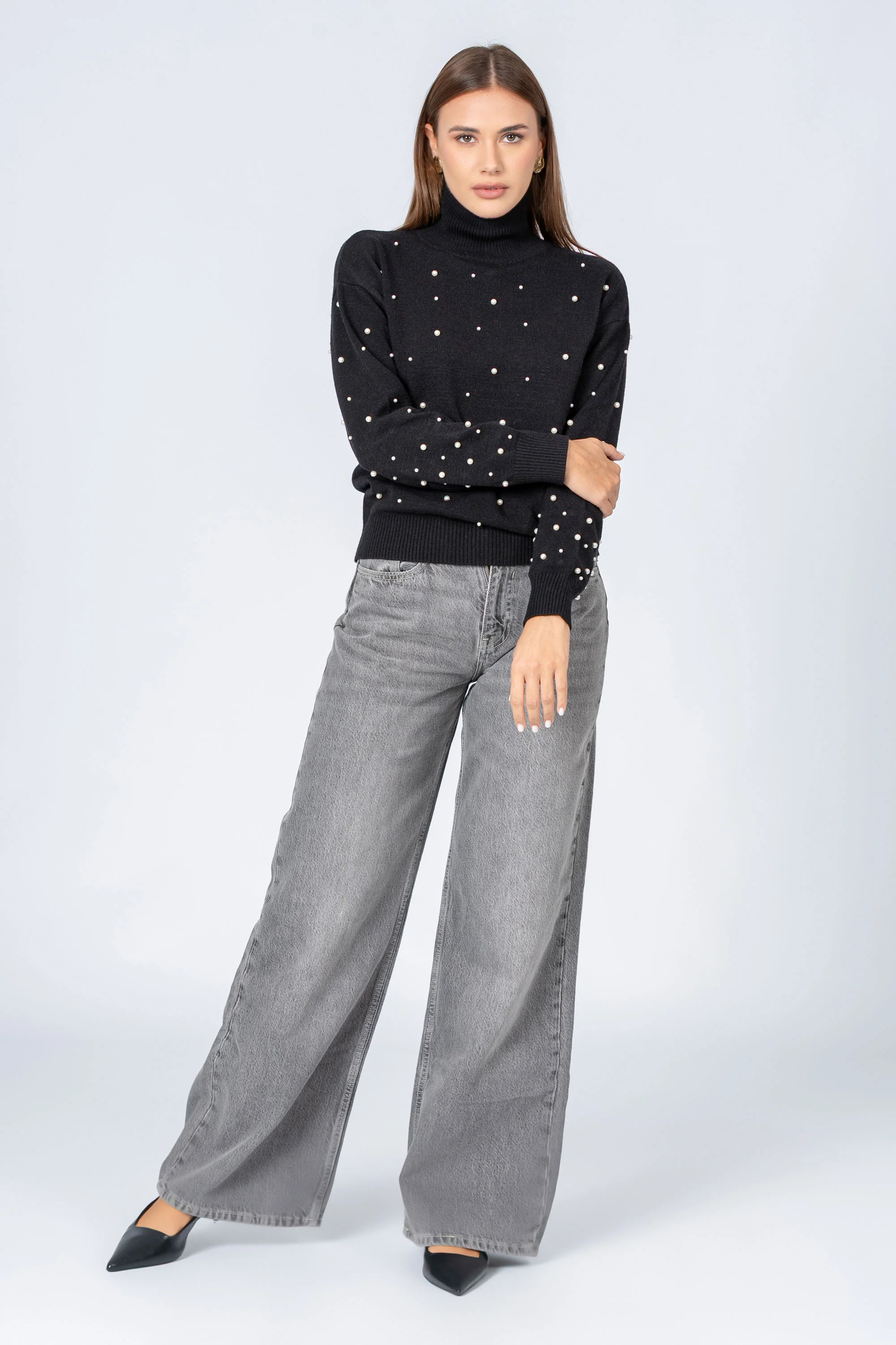 Maglia con perle applicate - MAGLIA M/L MABELLAX - Image 6