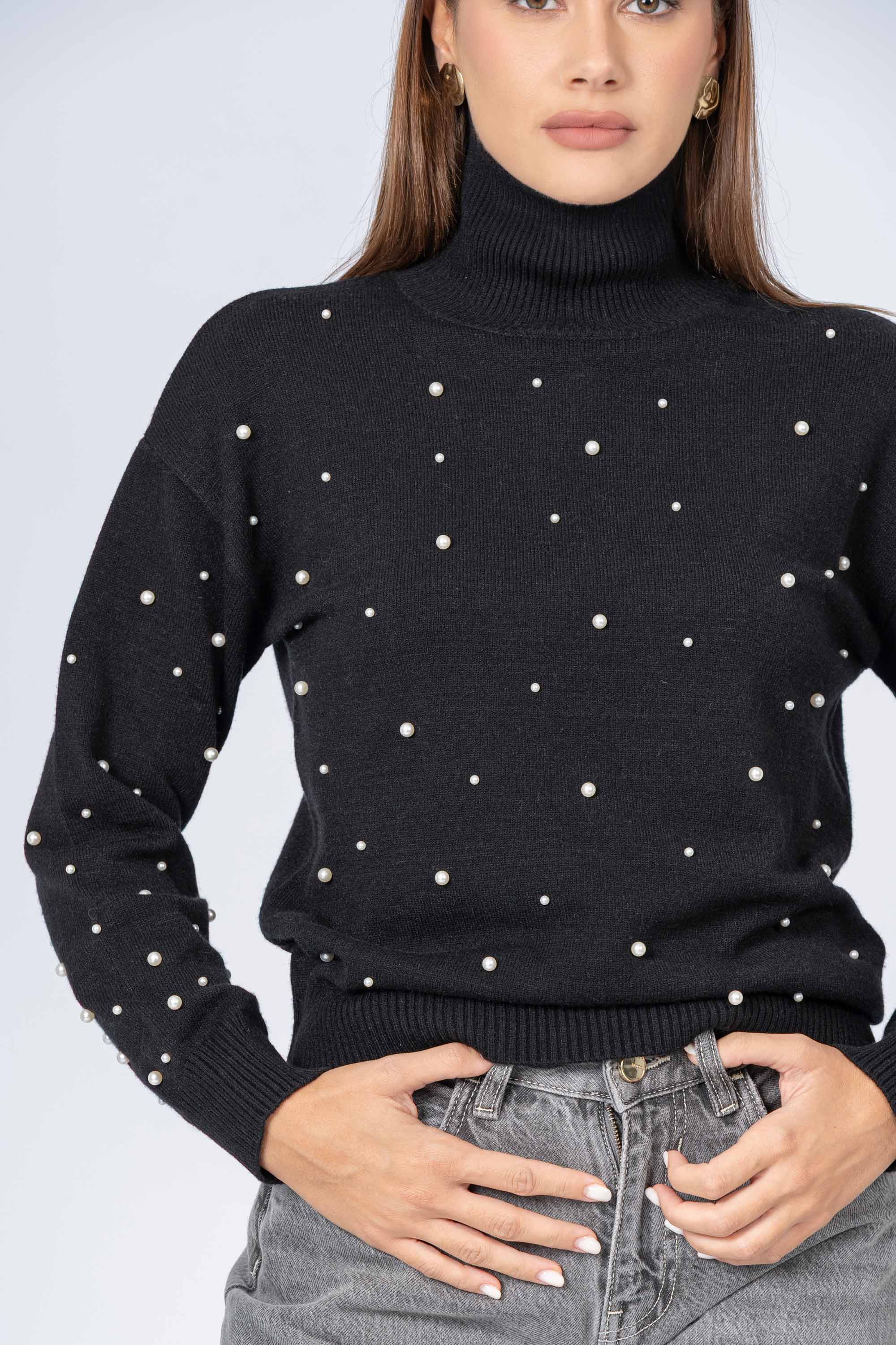 Maglia con perle applicate - MAGLIA M/L MABELLAX - Image 7