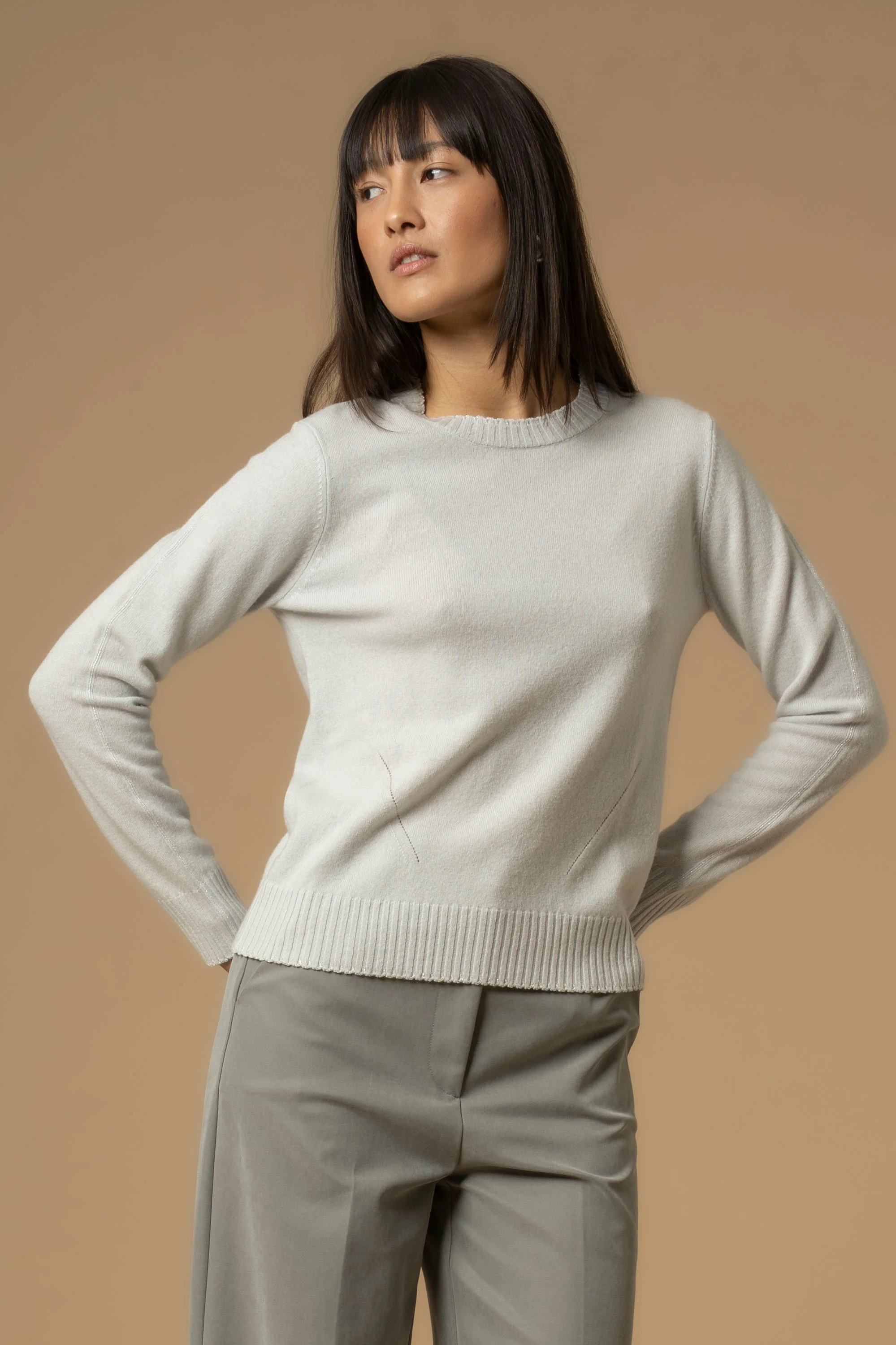 Maglia con piccoli trafori - Maglia M/L Celeno