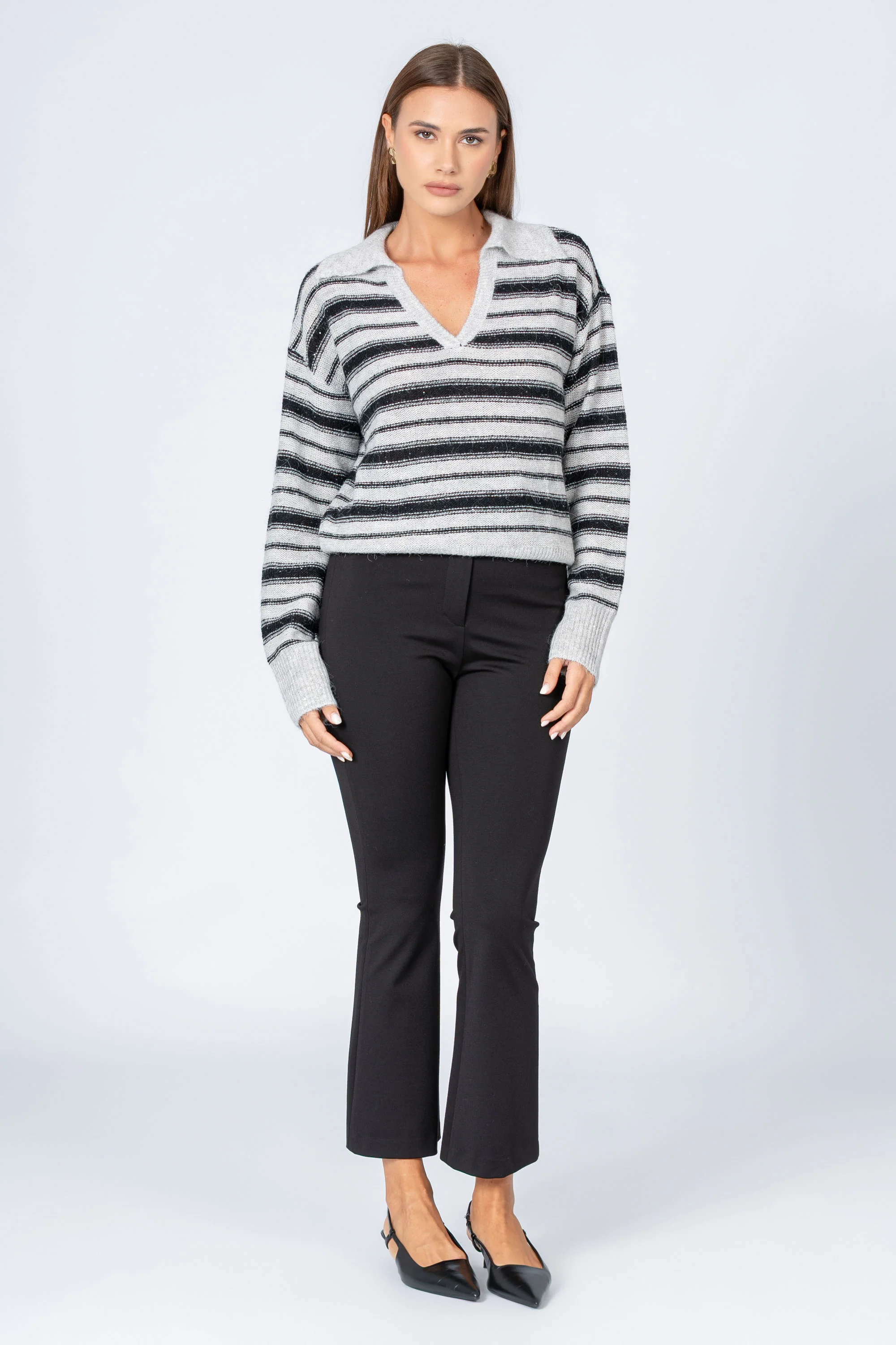 Maglia a righe con colletto a polo - MAGLIA M/L RALEIX - Image 2