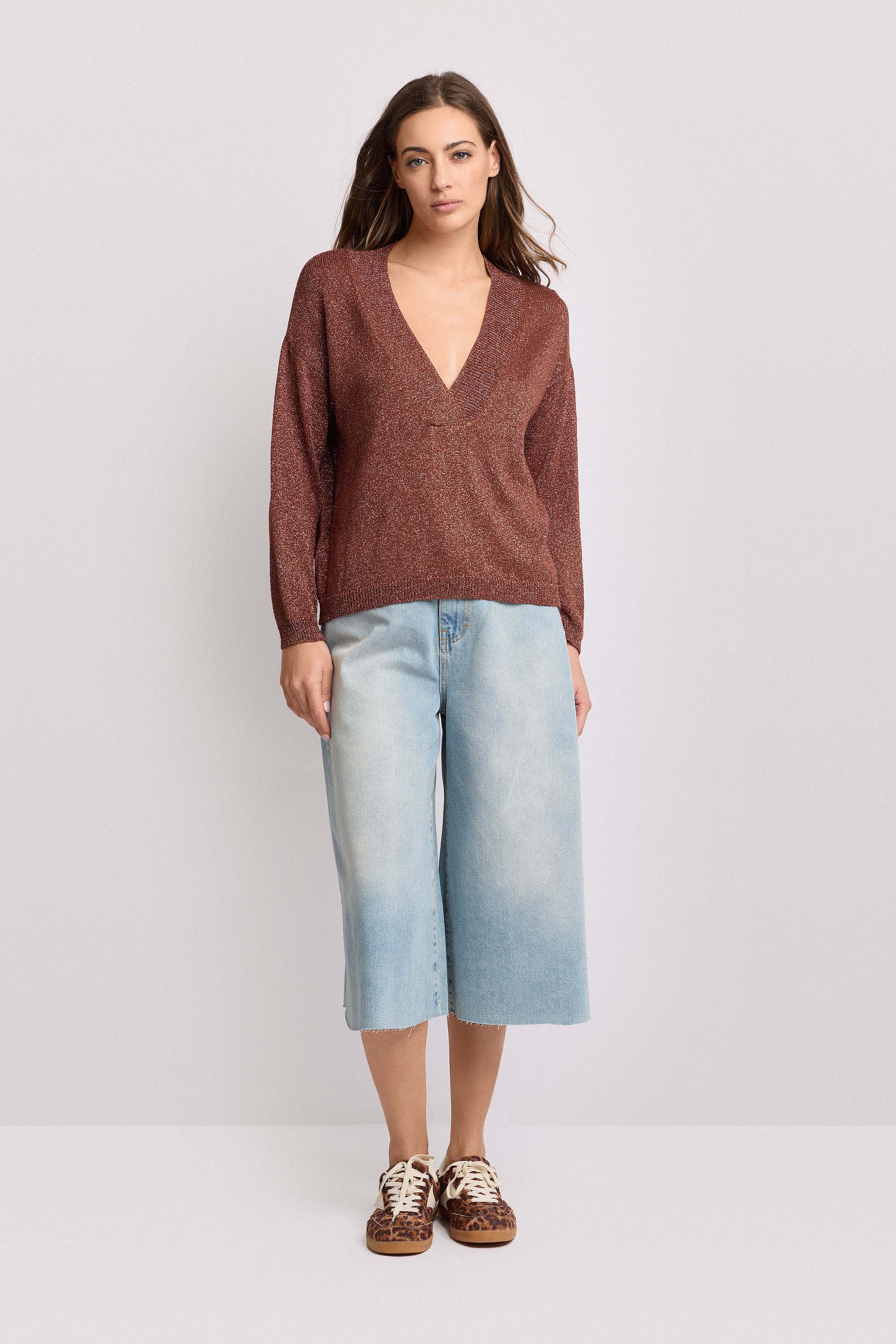 Maglia con scollo a V - Maglia M/L FUIMUR - Image 2