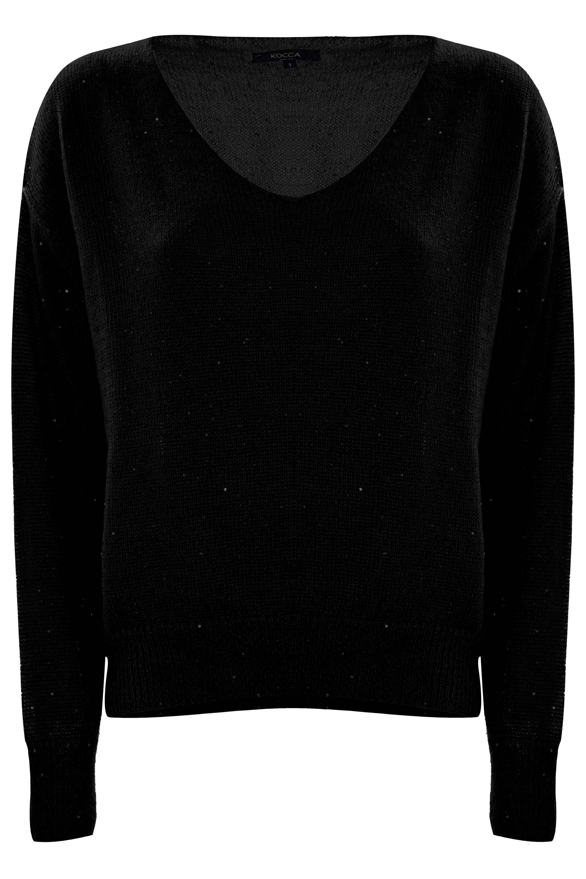 Maglia scollo a V con punti luce - Maglia M/L Iluminada - Image 6