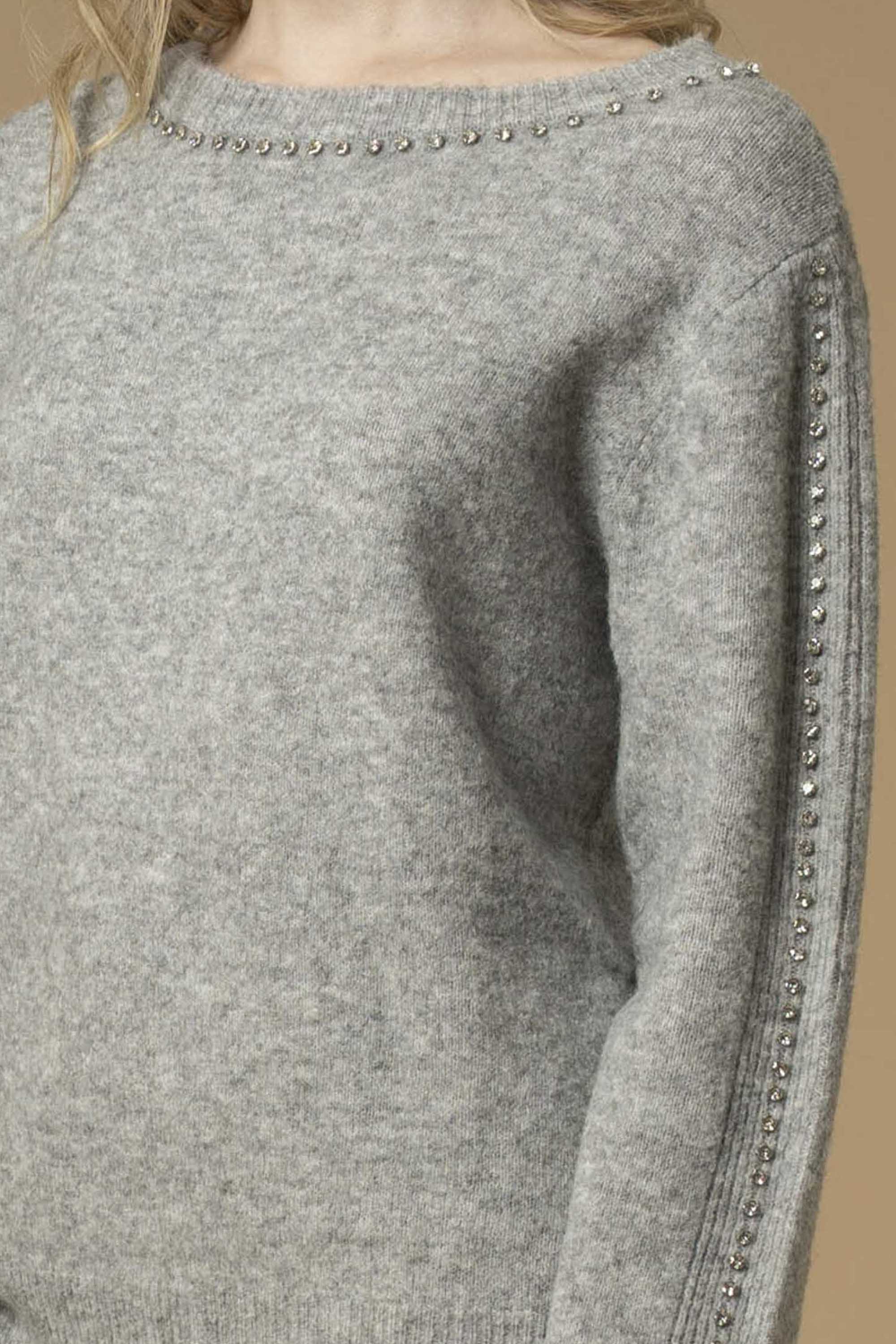 Maglia con strass - Maglia M/L Enimia - Image 3