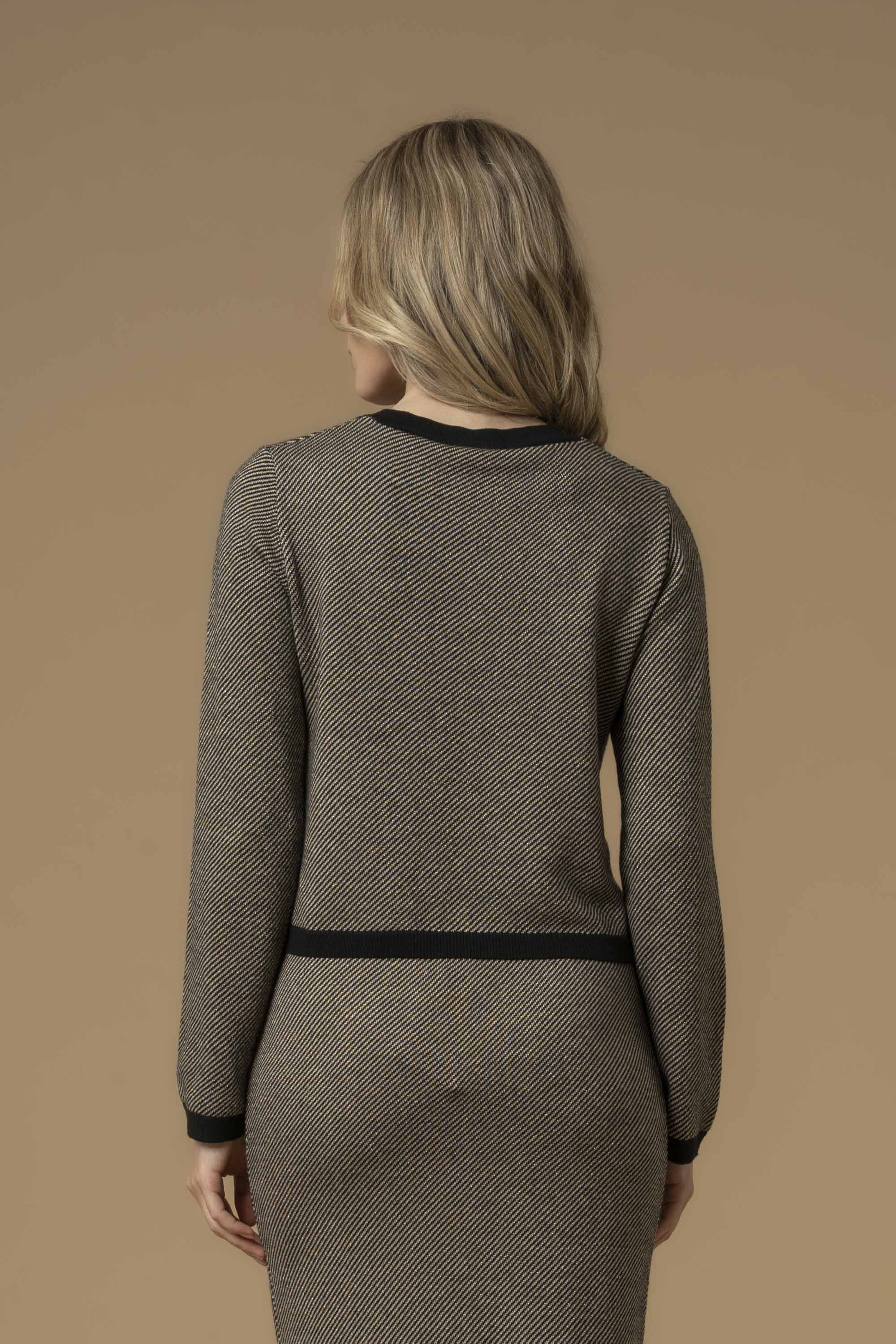Maglia con tasche e bottoni gioiello - Maglia M/L Eraclide - Image 4
