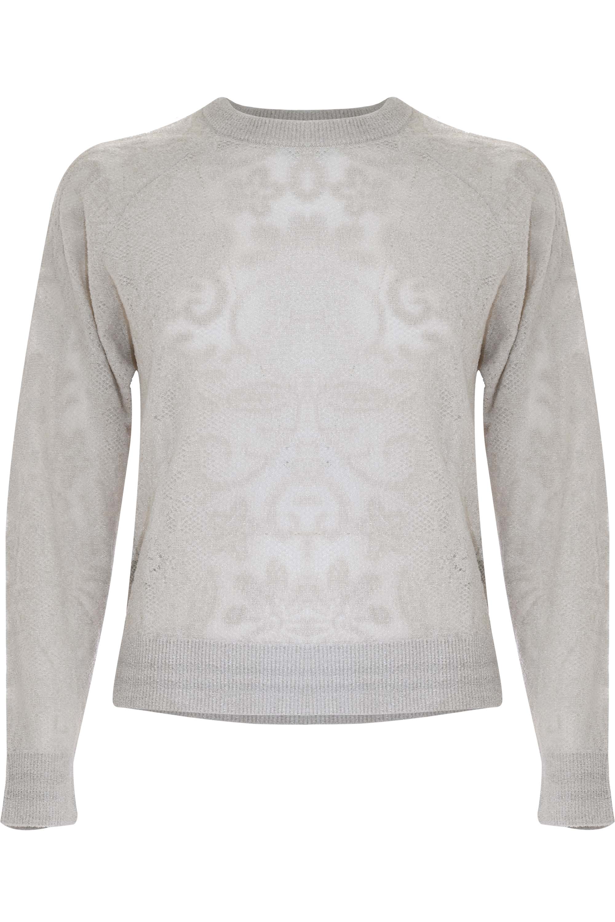 Maglia con trasparenze e ricami floreali - Maglia M/L Giole - Image 5