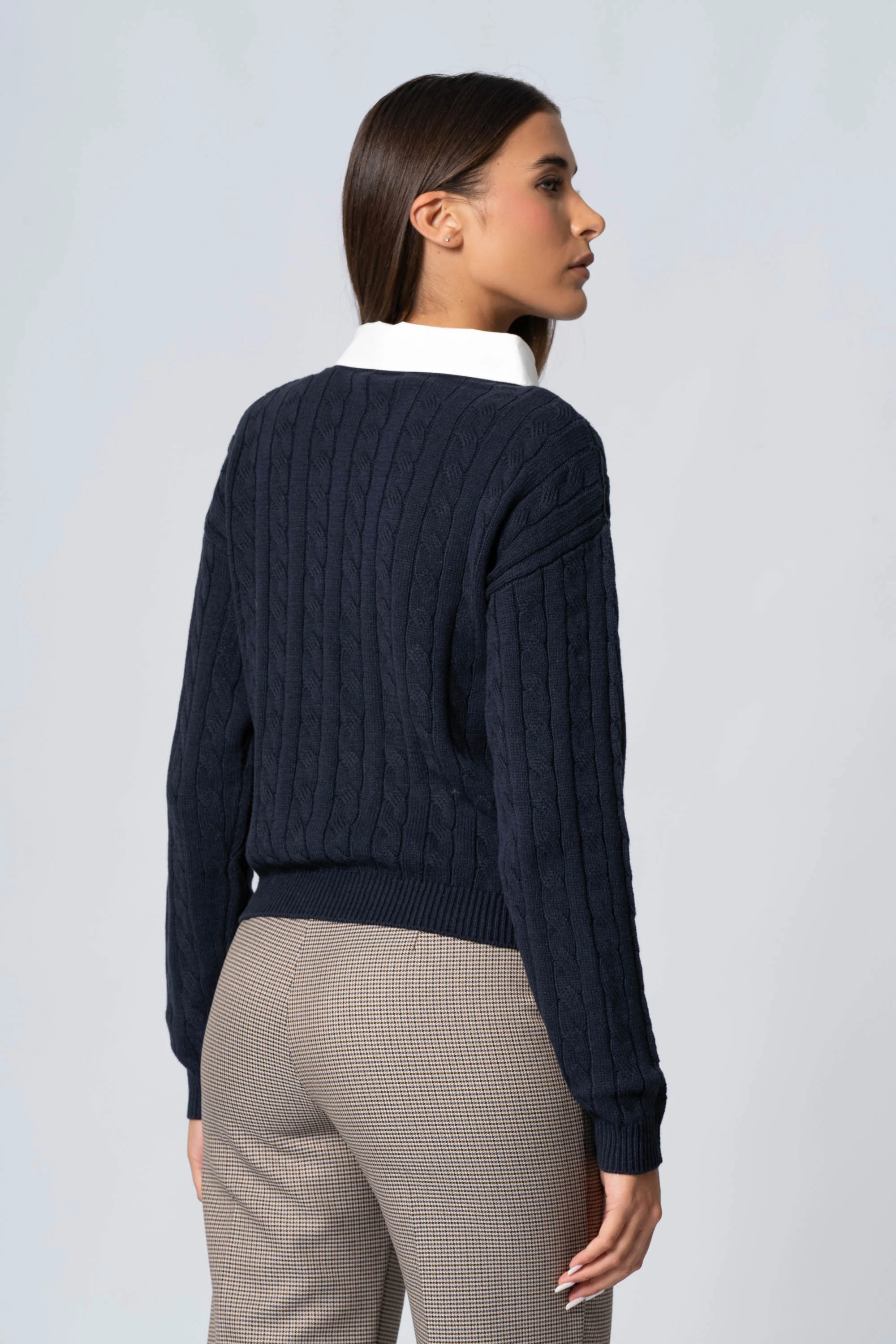 Maglia trecce girocollo - Maglia M/L JANNEX - Image 4