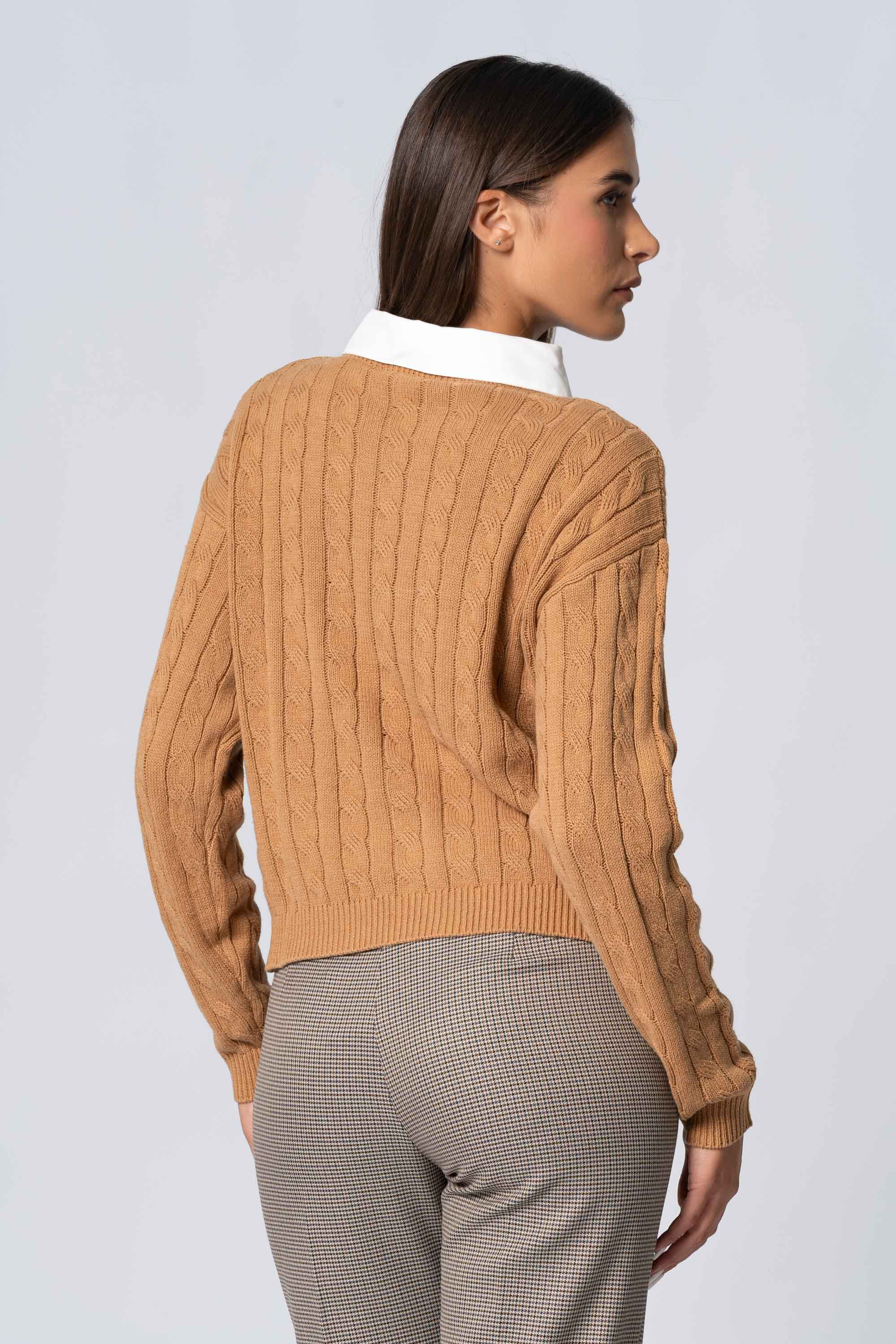 Maglia trecce girocollo - Maglia M/L JANNEX - Image 8