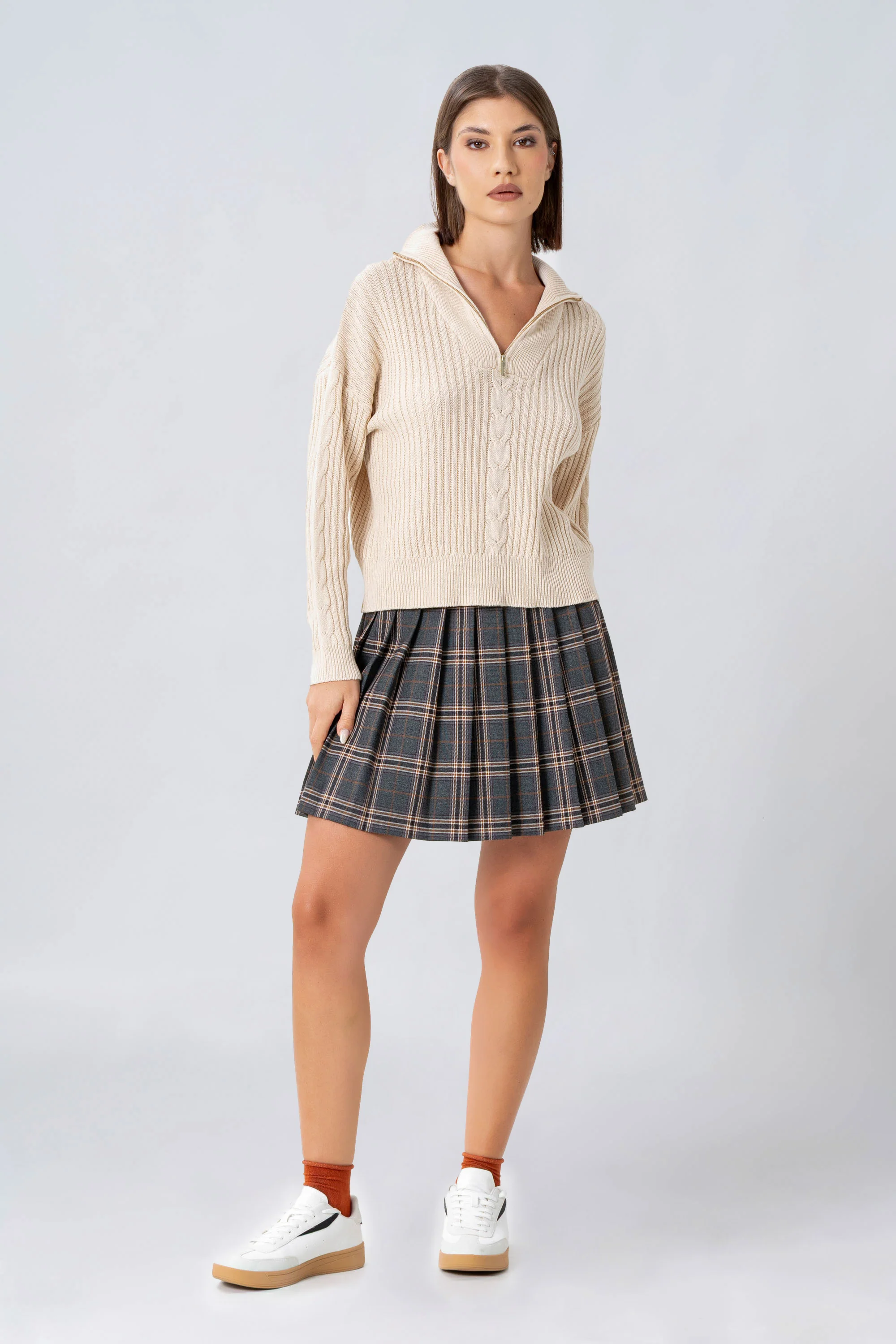 Maglia con zip e colletto - MAGLIA M/L ULIX - Image 2