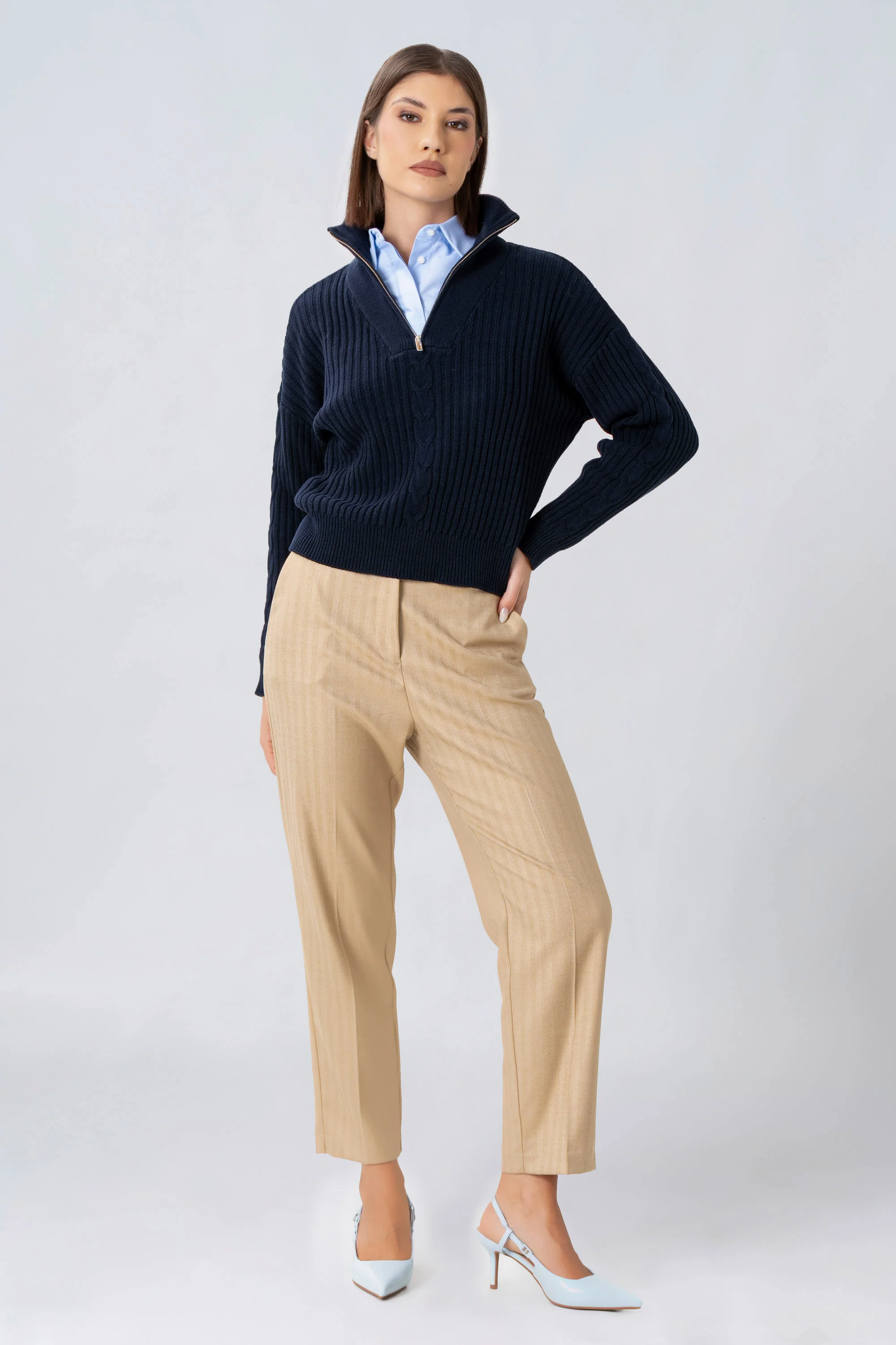 Maglia con zip e colletto - MAGLIA M/L ULIX - Image 6