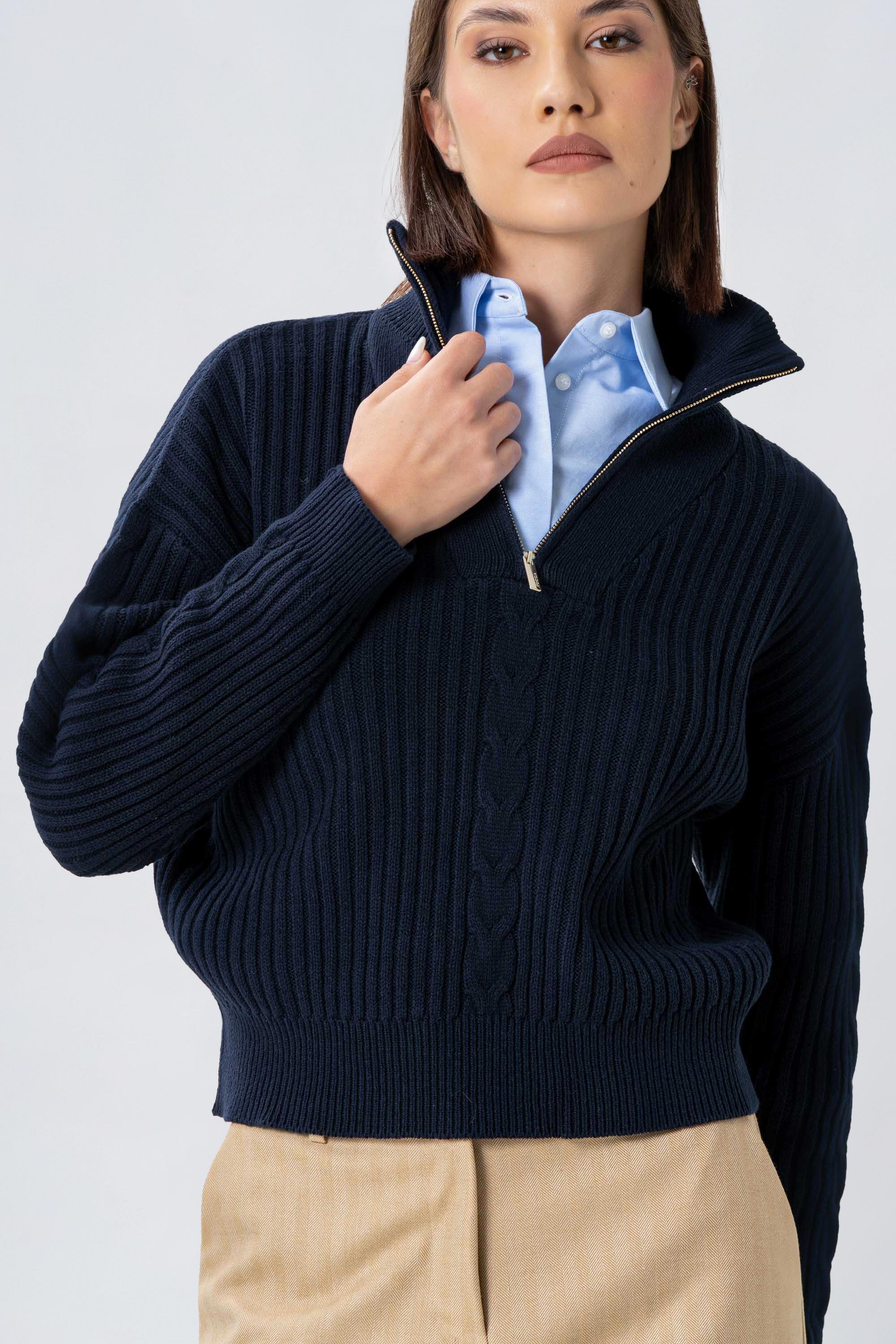 Maglia con zip e colletto - MAGLIA M/L ULIX - Image 7