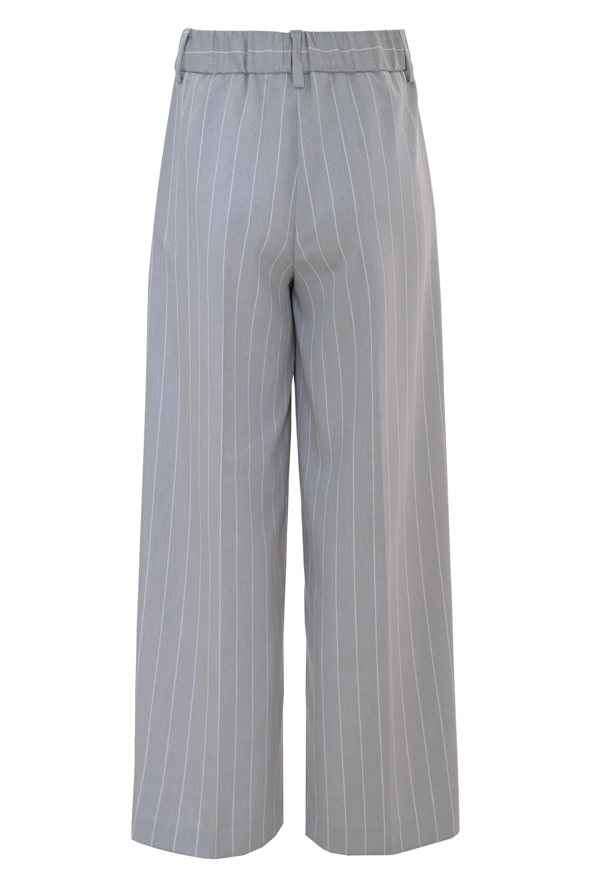 Pantalone ampio fantasia gessata - PANTALONE IVANON - Image 2
