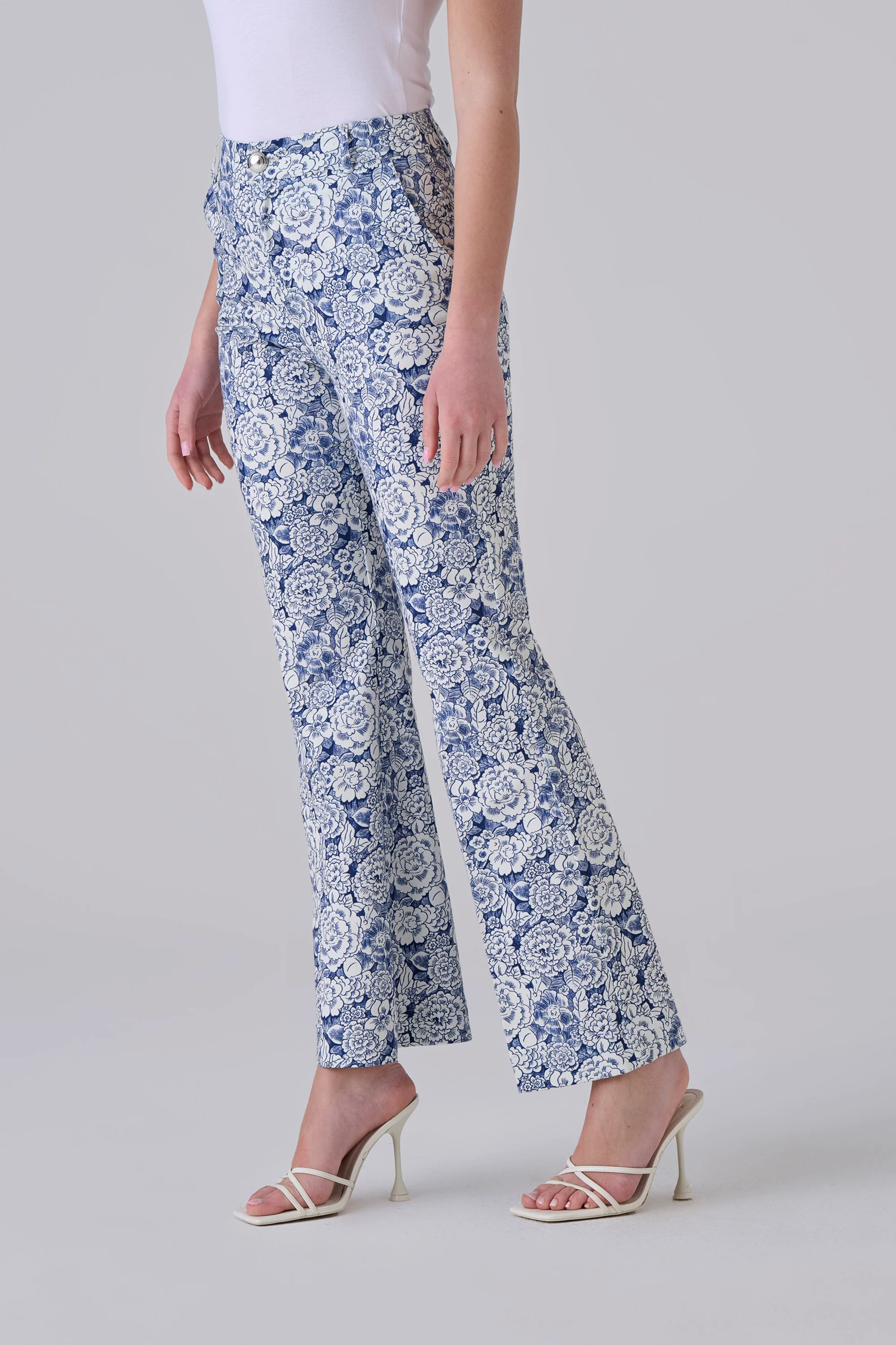 Pantalone flare fantasia - PANTALONE FASHION CECLIEX