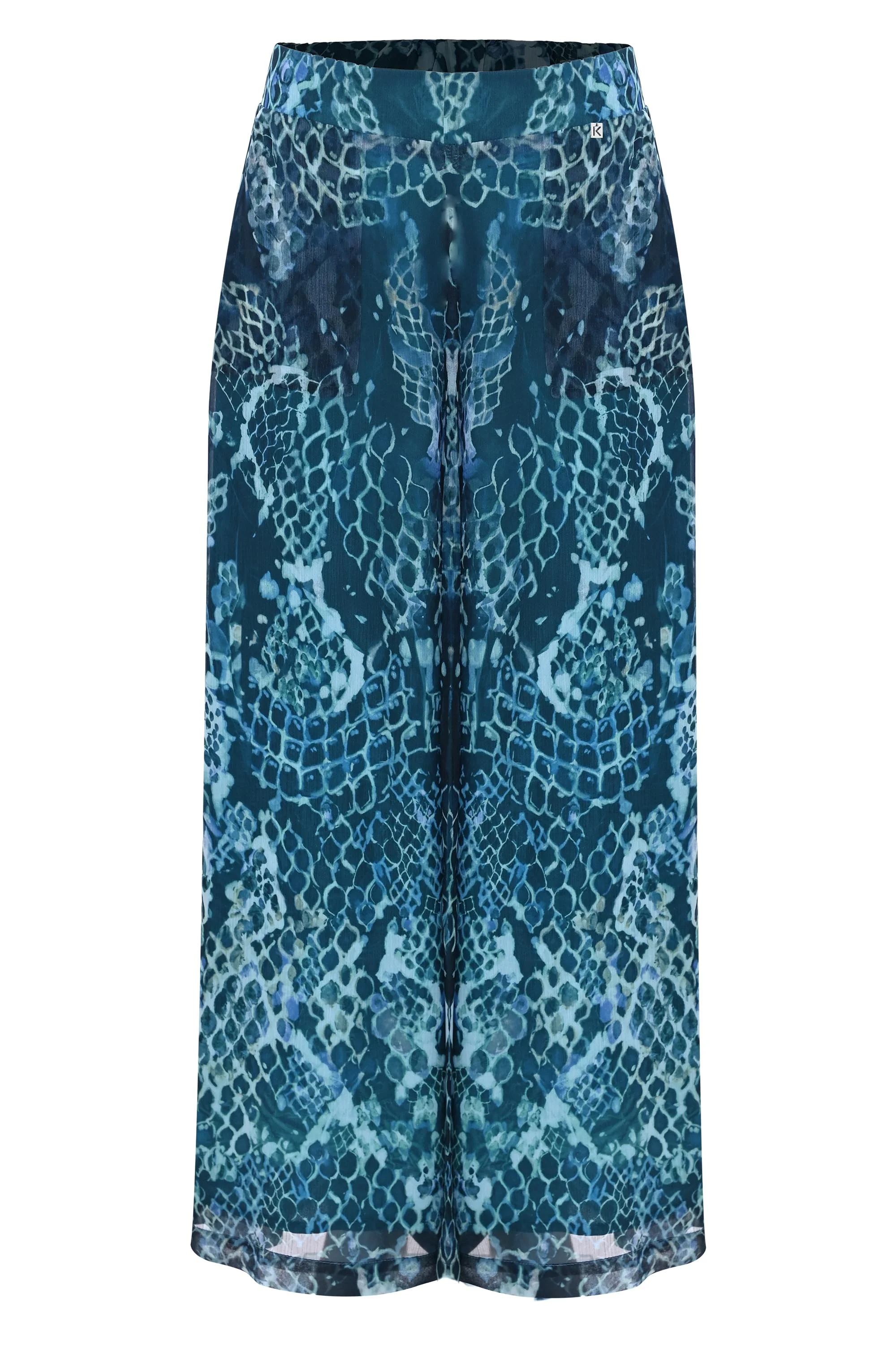 Pantalone fluido in fantasia animalier - PANTALONE BAXDIRO