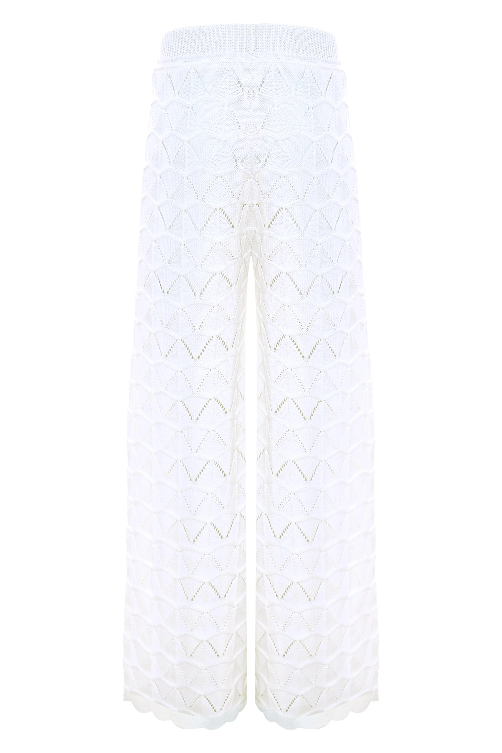 Pantalone in maglia crochet - PANTALONE MAGLIA TULLA - Image 2