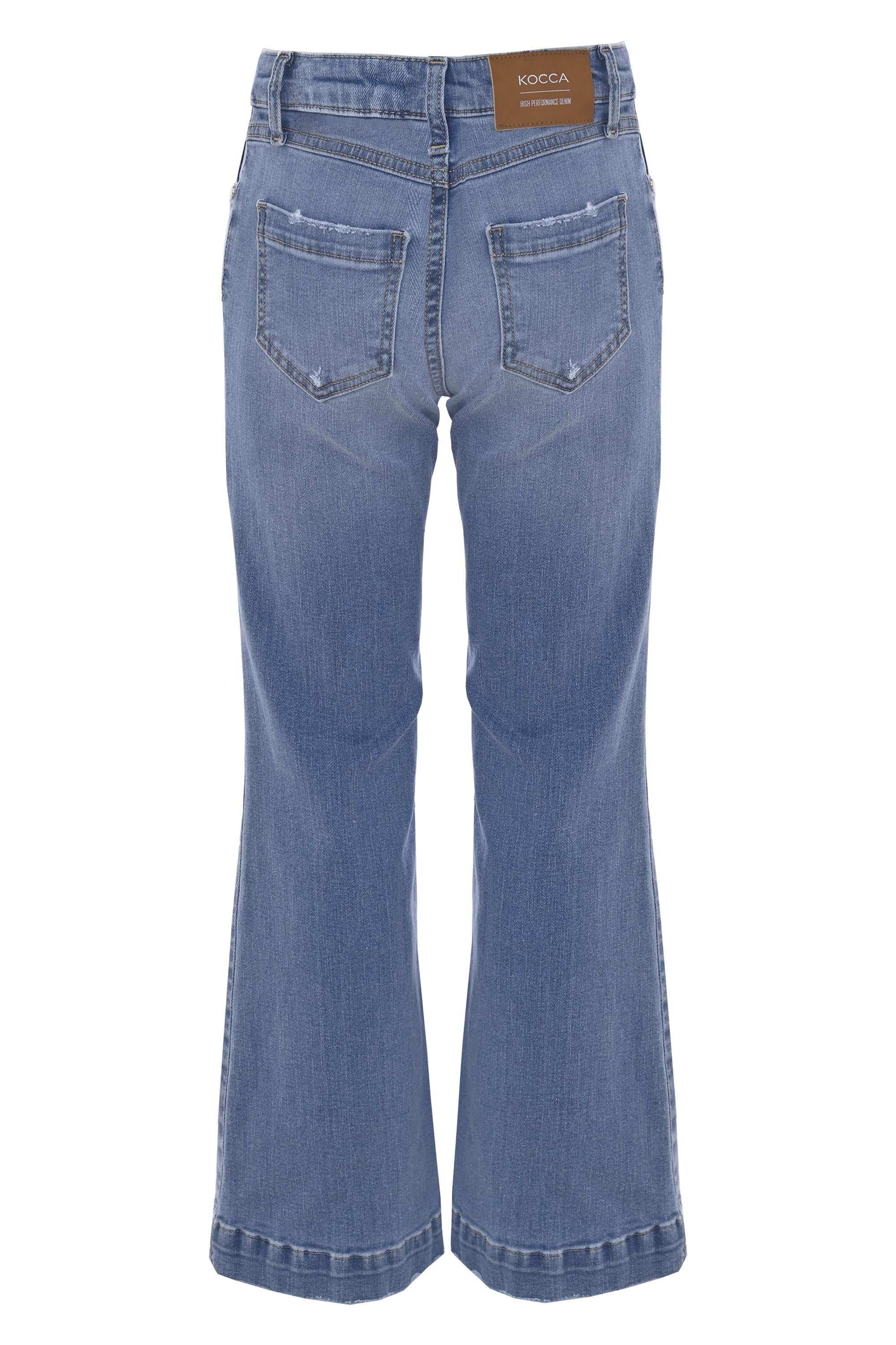 Pantalone svasato in denim - PANTALONE DENIM IONAS - Image 2