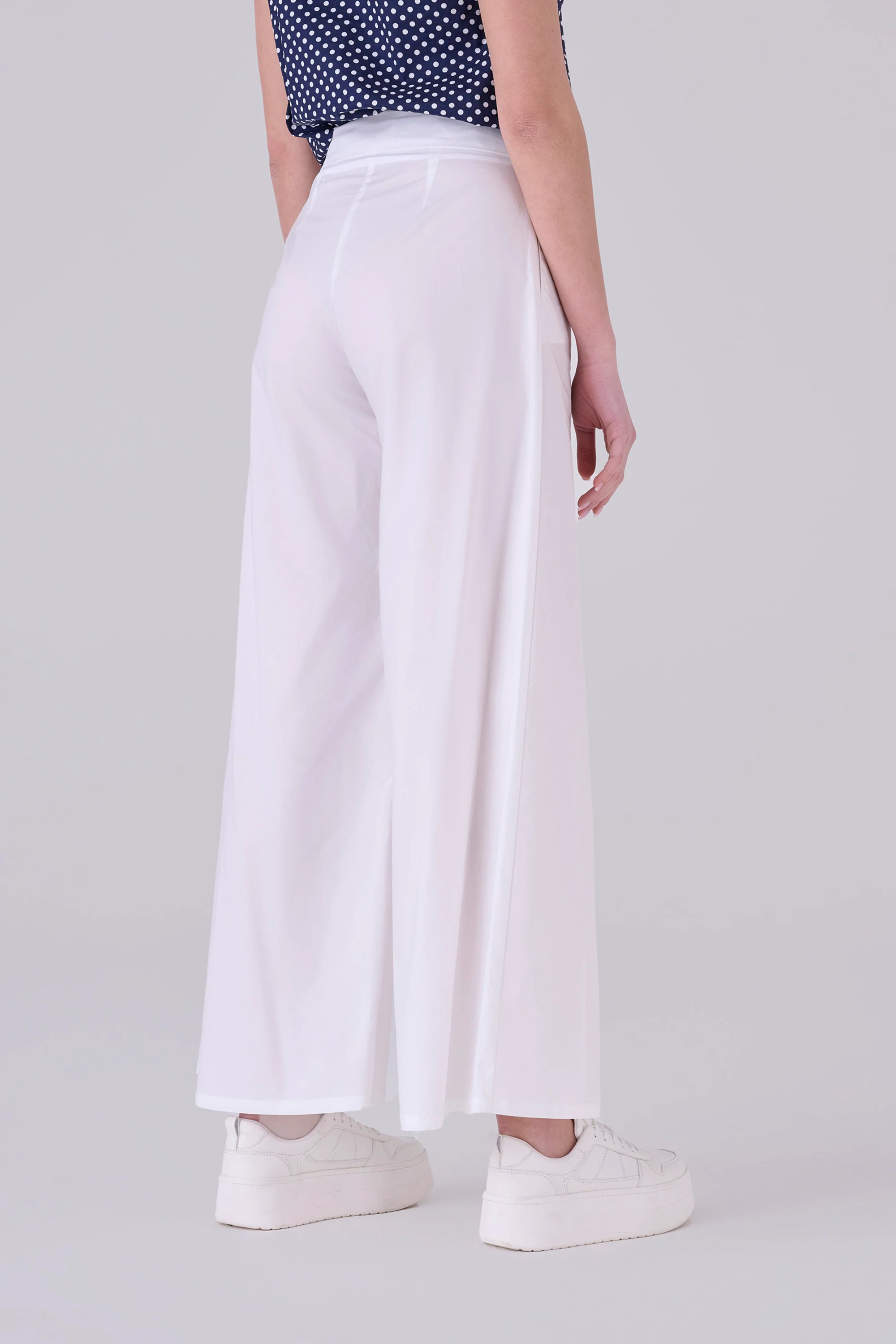 Pantaloni ampi in cotone - PANTALONE FASHION CATIAX - Image 2