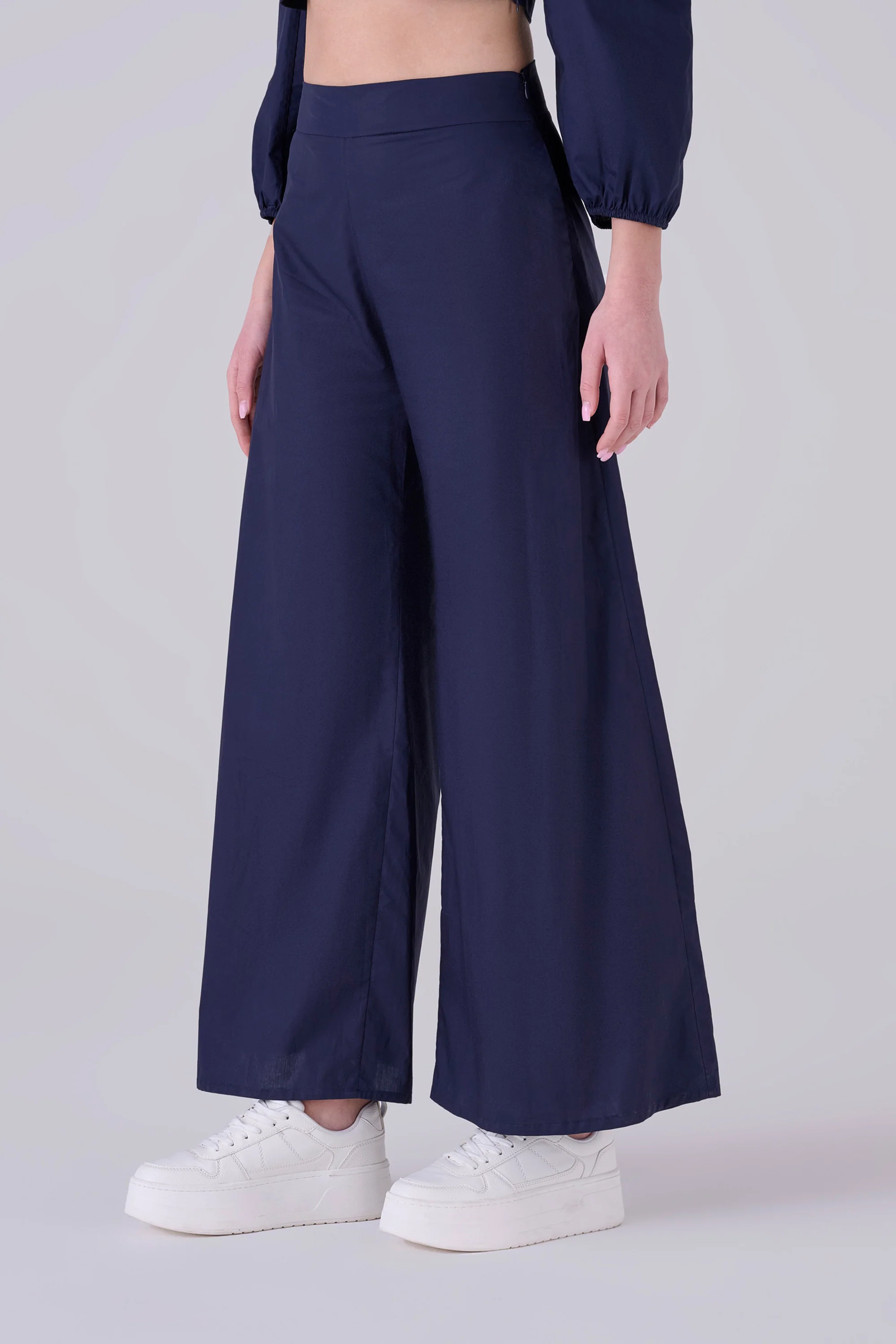 Pantaloni ampi in cotone - PANTALONE FASHION CATIAX - Image 4