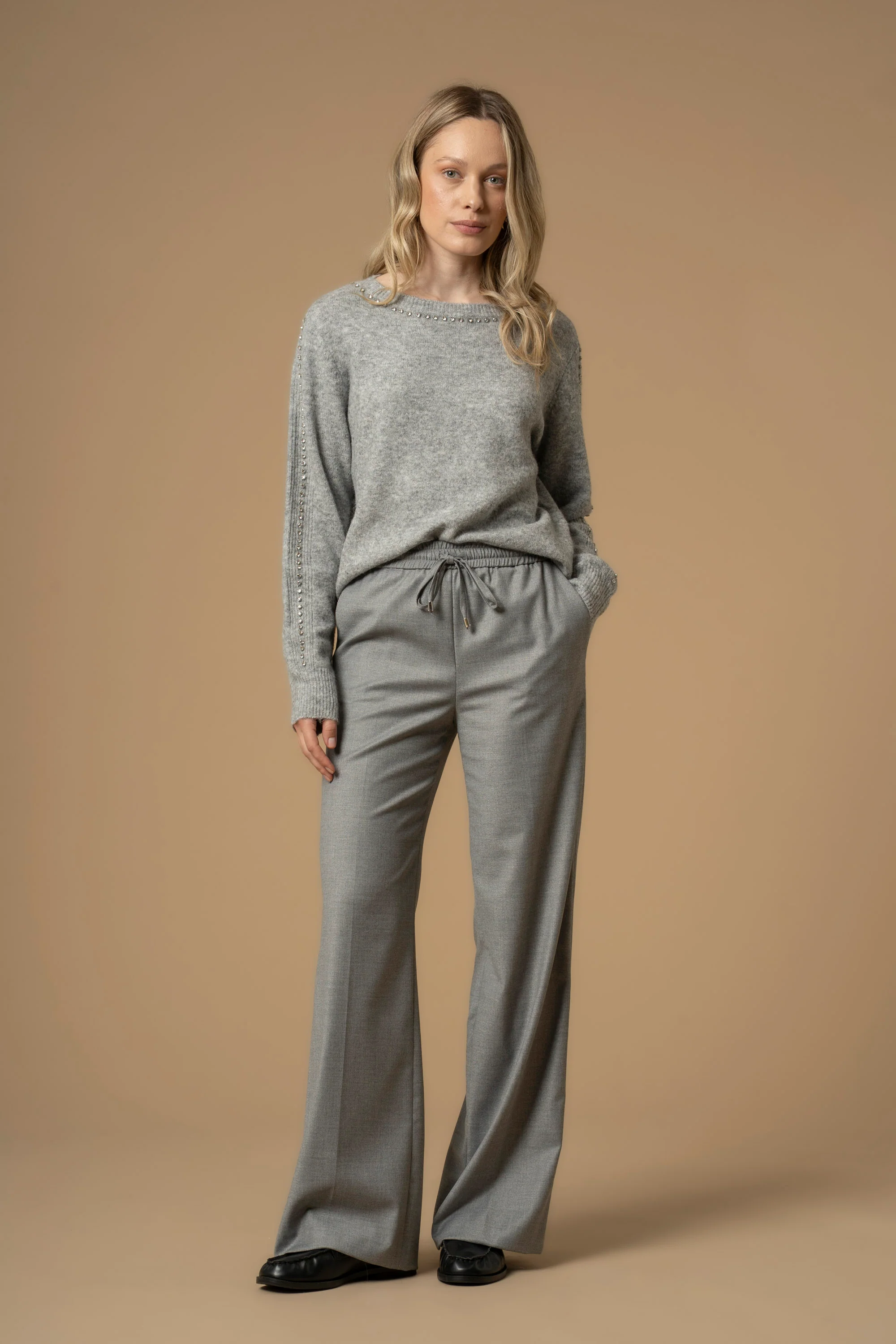 Pantaloni ampi con coulisse - Pantaloni Francisco - Image 2