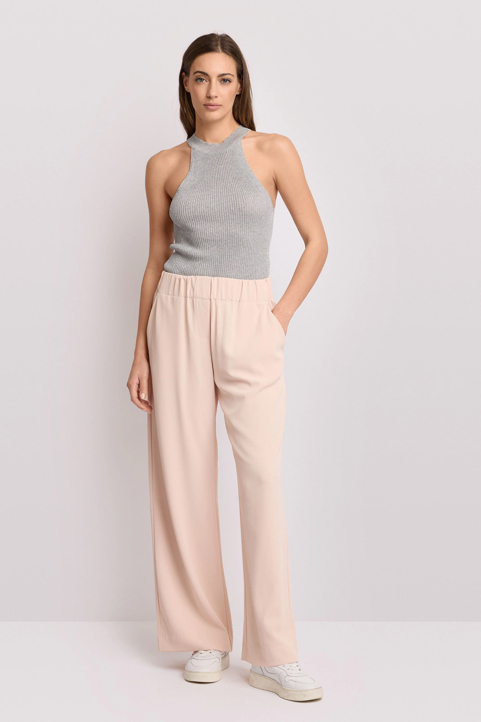 Pantaloni ampi con elastico in vita - Pantalone NATELLE - Image 2